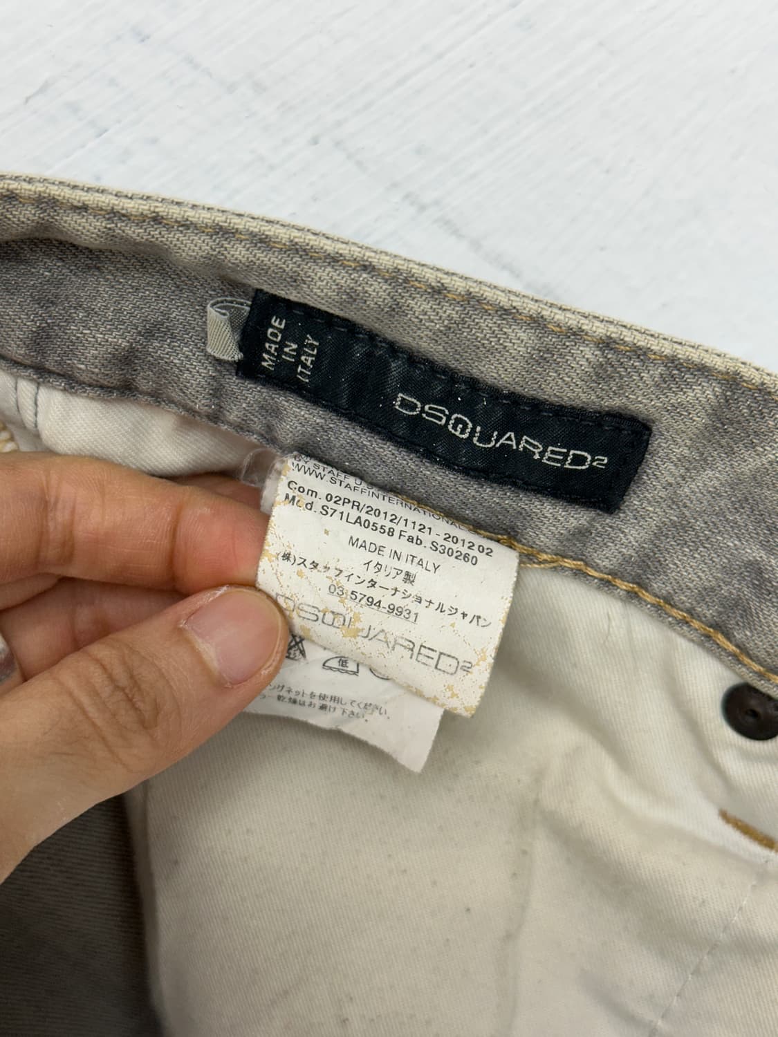 Dsquared2 2012SS Distressed Ash Grey Was 상품이미지10