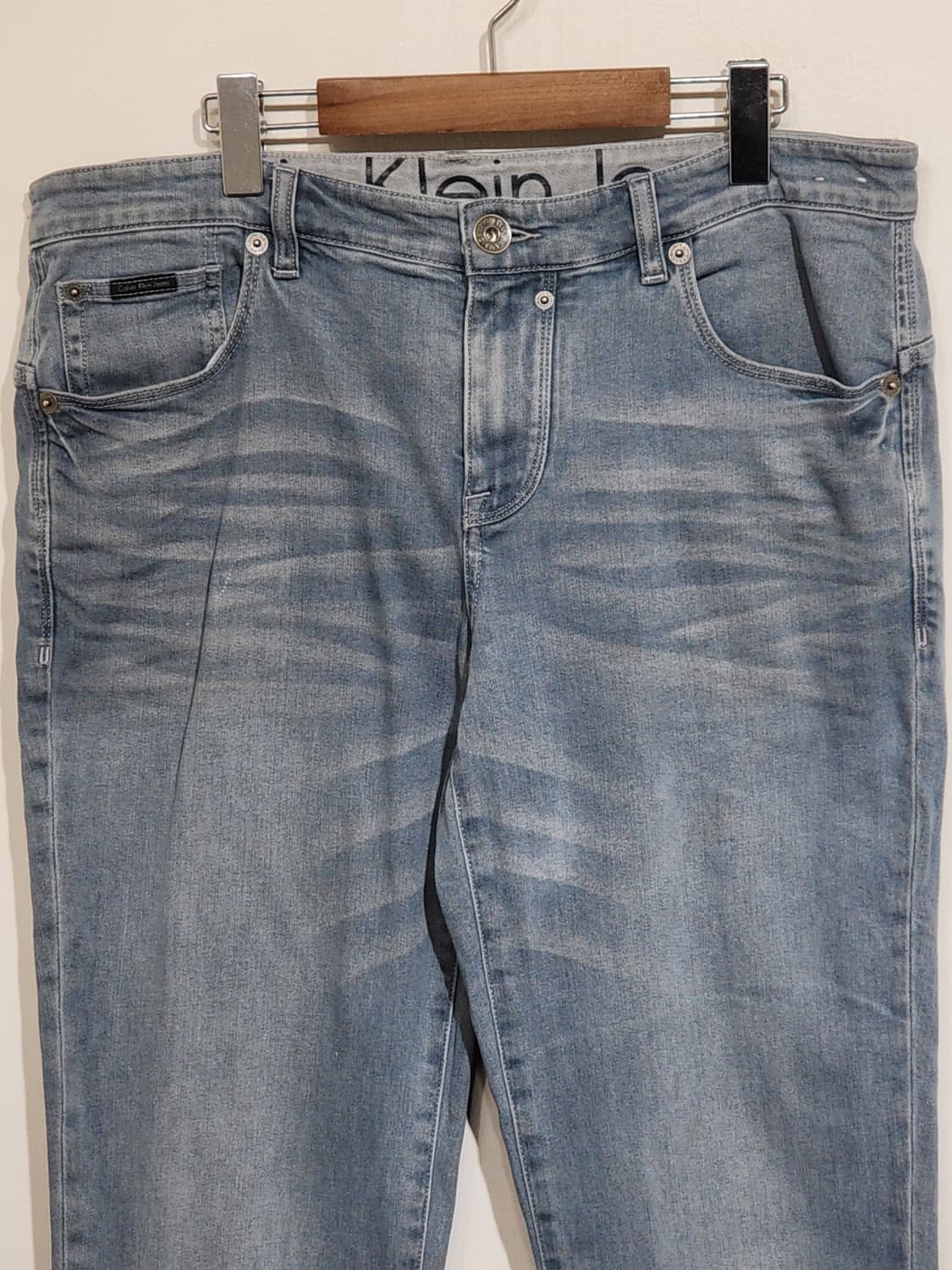 (35) 캘빈클라인 청바지 연청 스판 CK 데님팬츠  상품이미지2