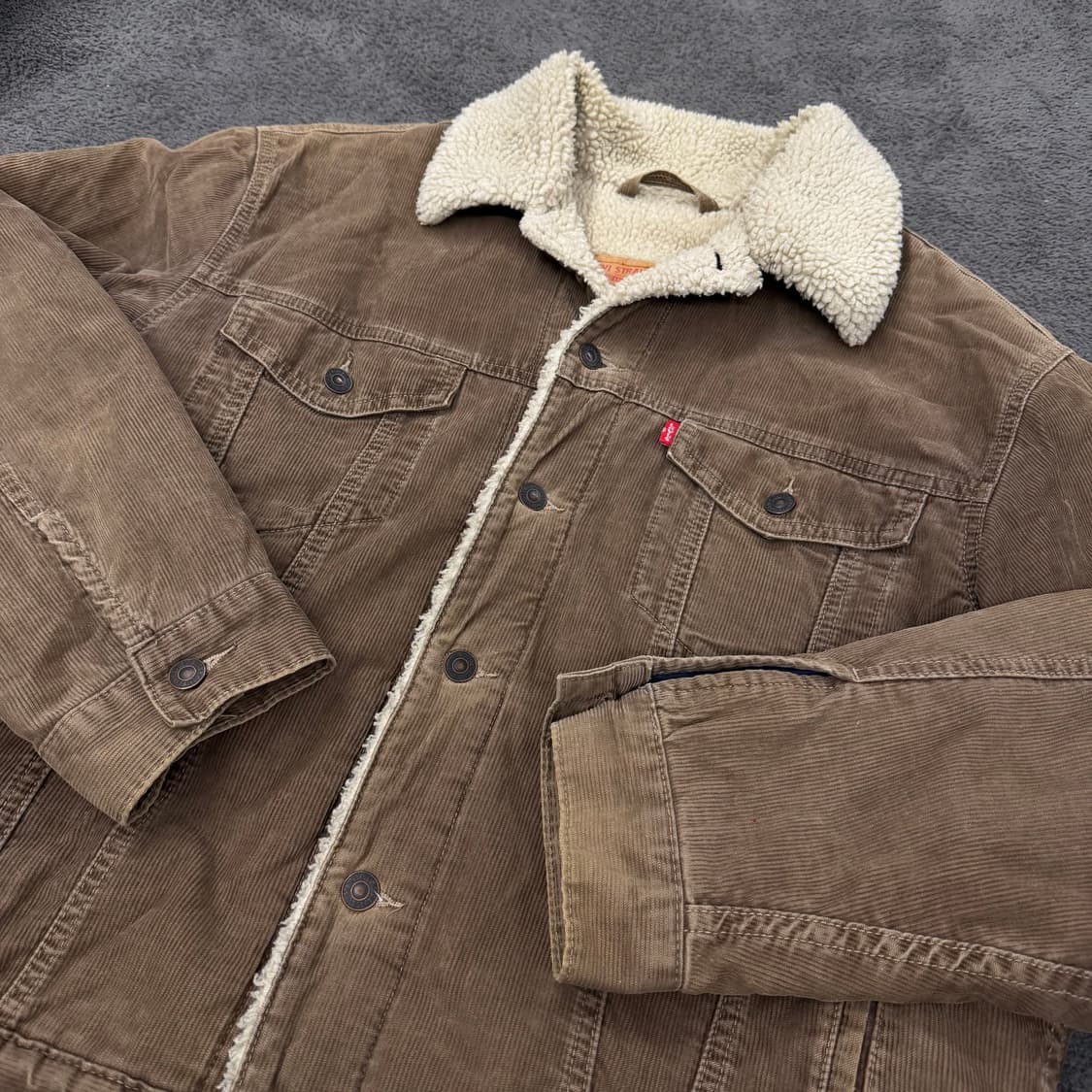 [ 정품/L ] 리바이스 코듀로이 쉐르파 트러커 자켓 상품이미지1