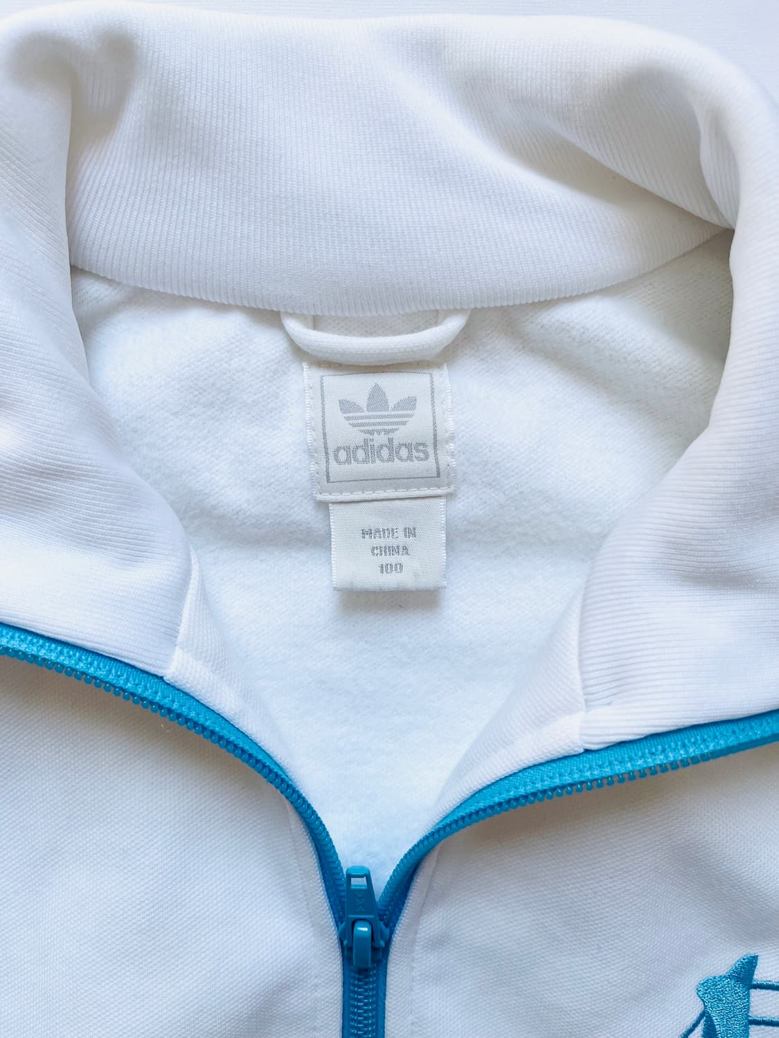 아디다스 파이어버드 마르세유 트랙탑 져지 화이트 소라 상품이미지2