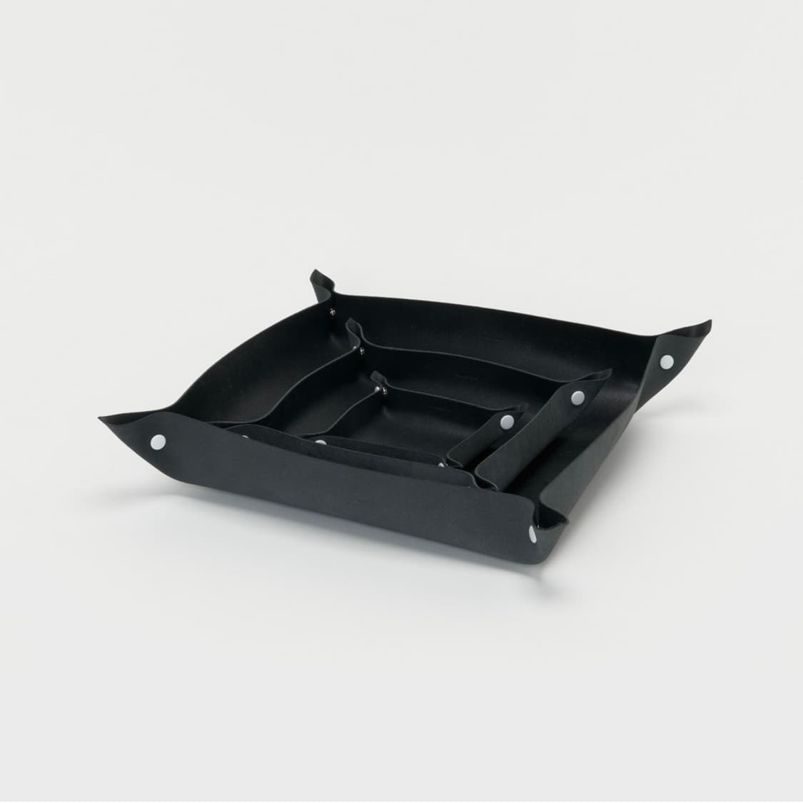 Hender scheme 가죽 트레이 s - 블랙 상품이미지2