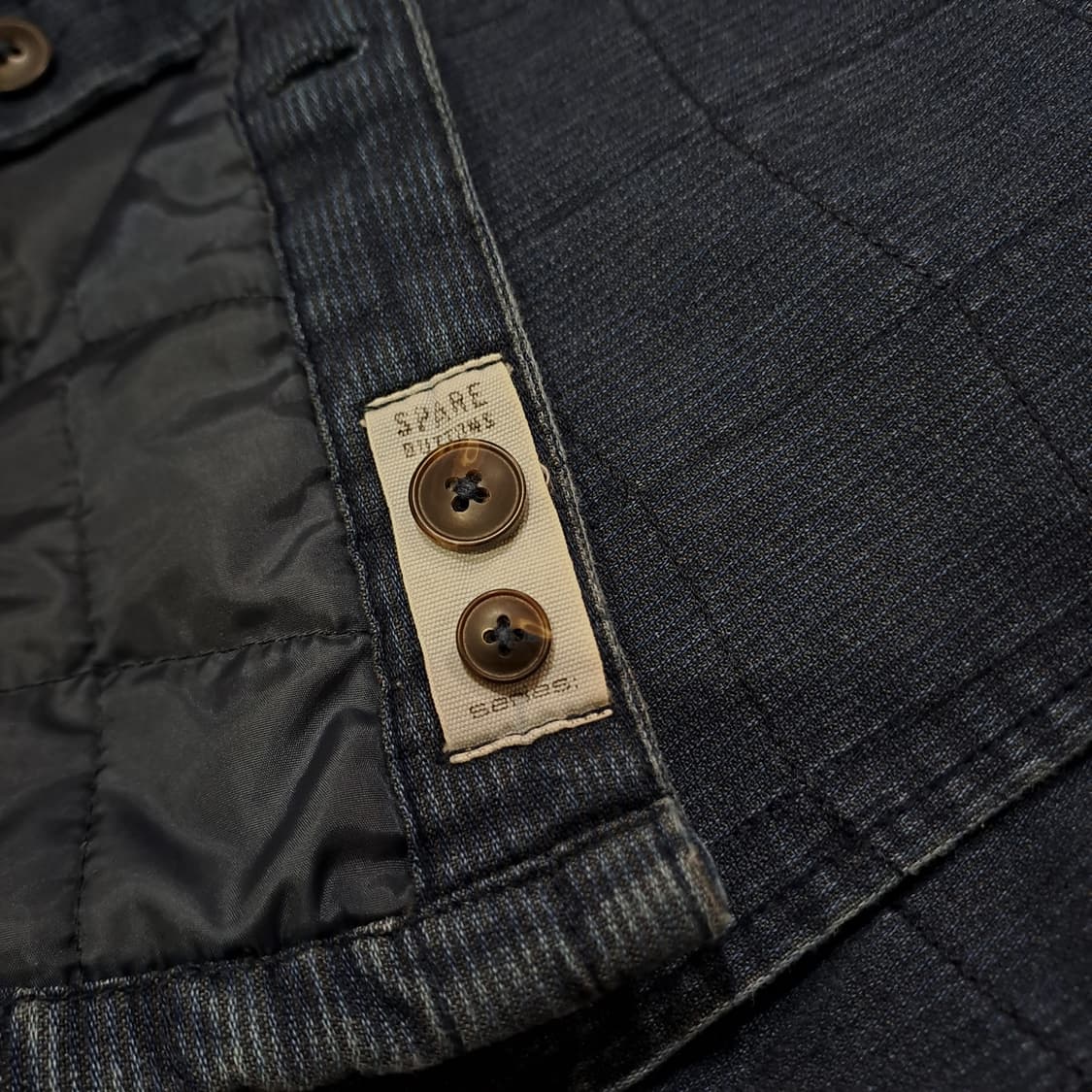 (택포) 시리즈 누빔 퀼팅 데님 아우터 셔츠 105 B368 상품이미지7