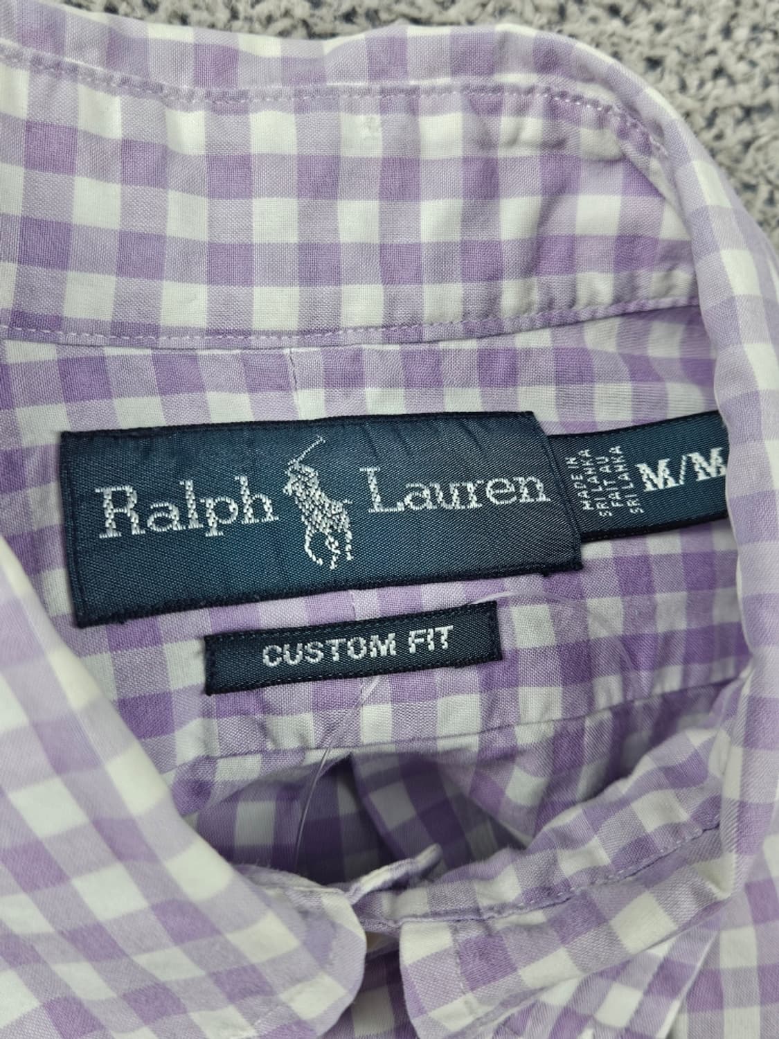 폴로랄프로렌 커스텀핏 깅엄 체크 패턴 셔츠 ( M ) / 11084 상품이미지9