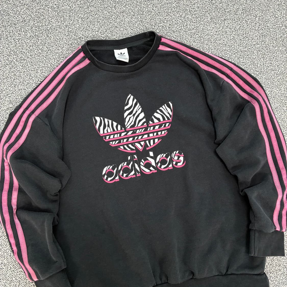 <아디다스 핑크 지브라 맨투맨> No.1473 상품이미지4