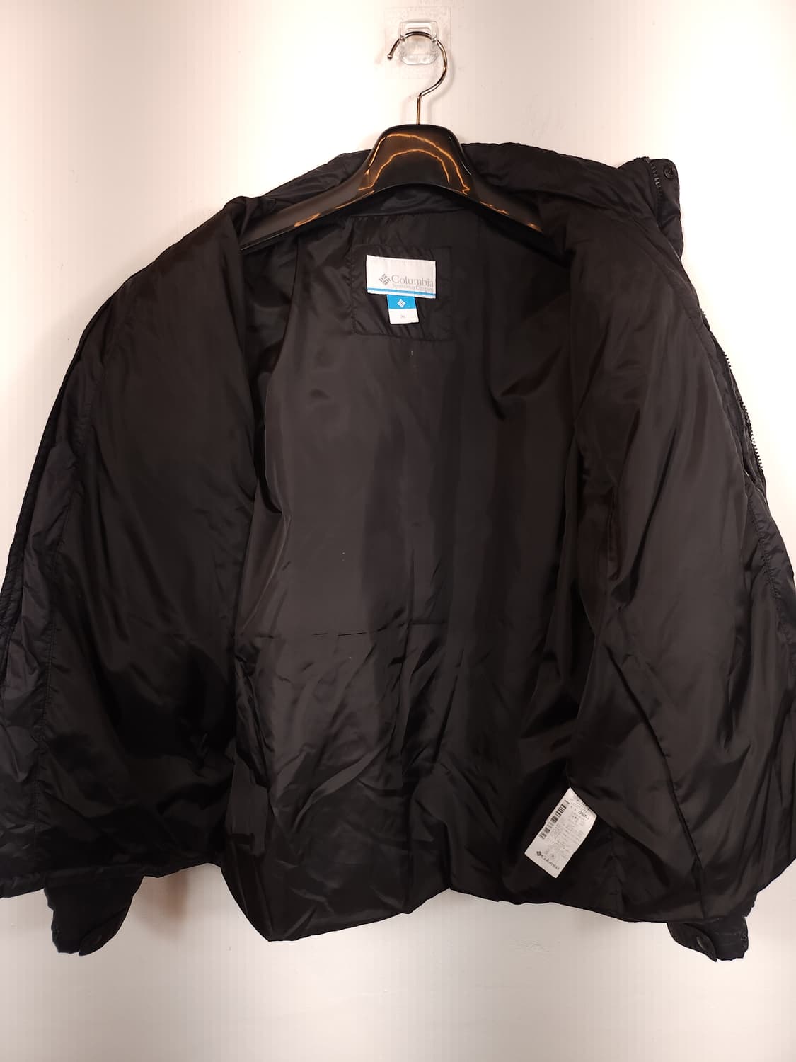 콜롬비아 블랙 경량패딩 105 XL 상품이미지5