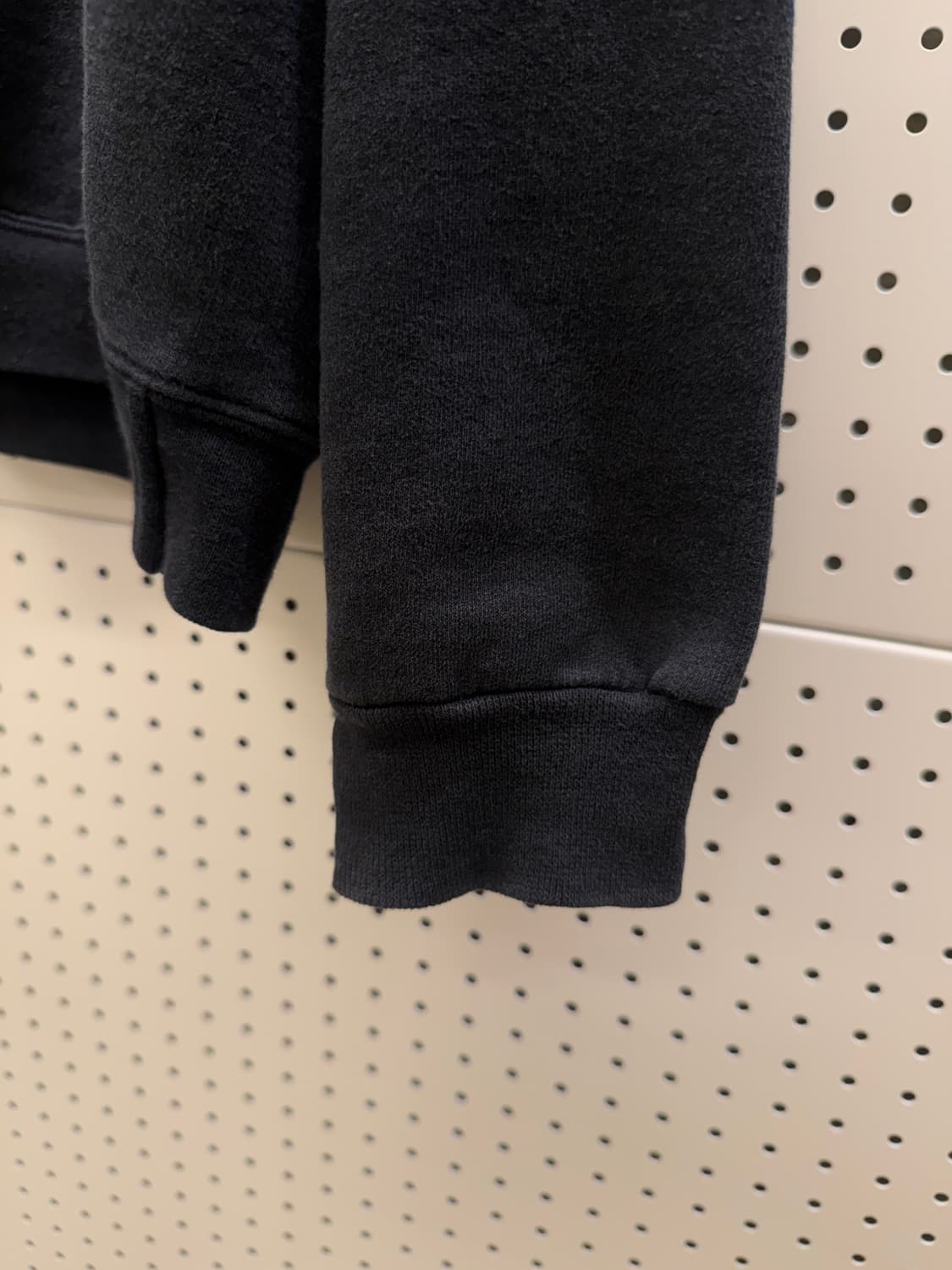 트레셔 빅로고 박시핏 맨투맨 블랙 U1 상품이미지3