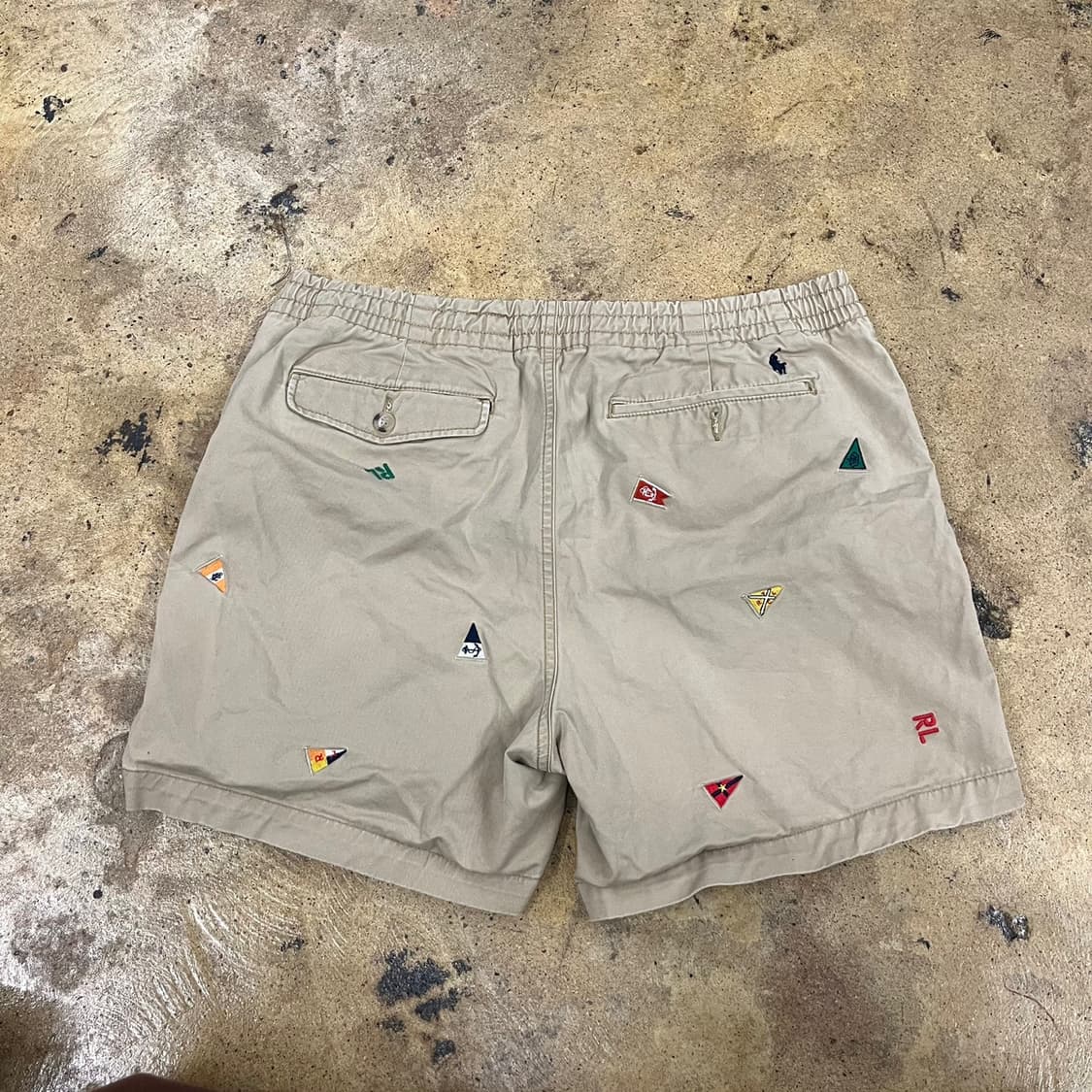 [정품/L] 폴로 랄프로렌 베이지 숏팬츠 자수 반바지 b19 상품이미지2