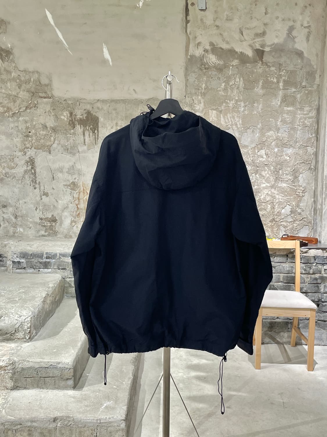 노스페이스 블랙 암 포켓 벨크로 나일론 자켓 상품이미지6