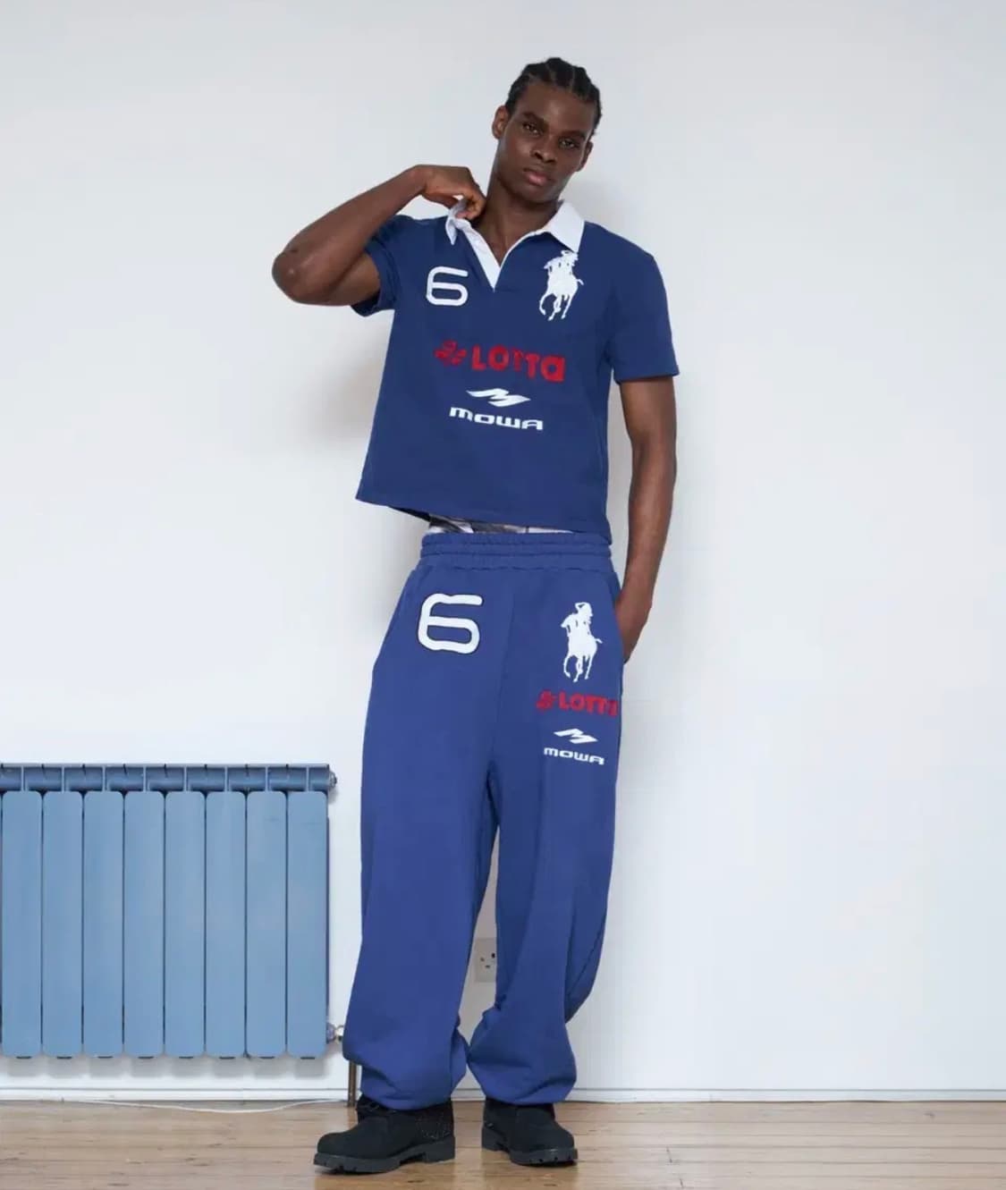 Mowalola atl joggers blue 상품이미지1