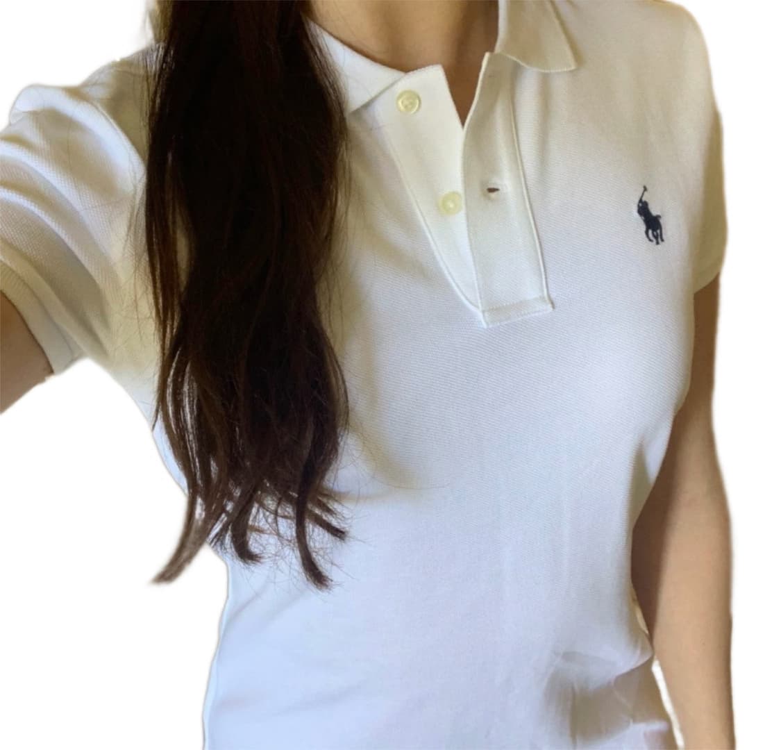 🤍폴로 랄프로렌 화이트 카라 반팔 원피스🤍 상품이미지1