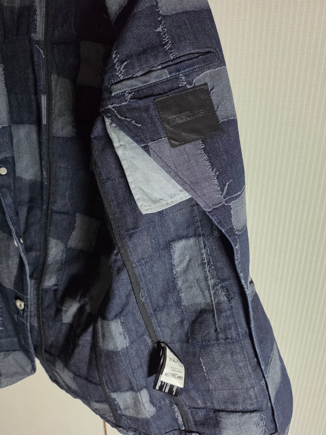 이사무 카타야마 백러쉬 패치워크 데님 자켓 상품이미지6