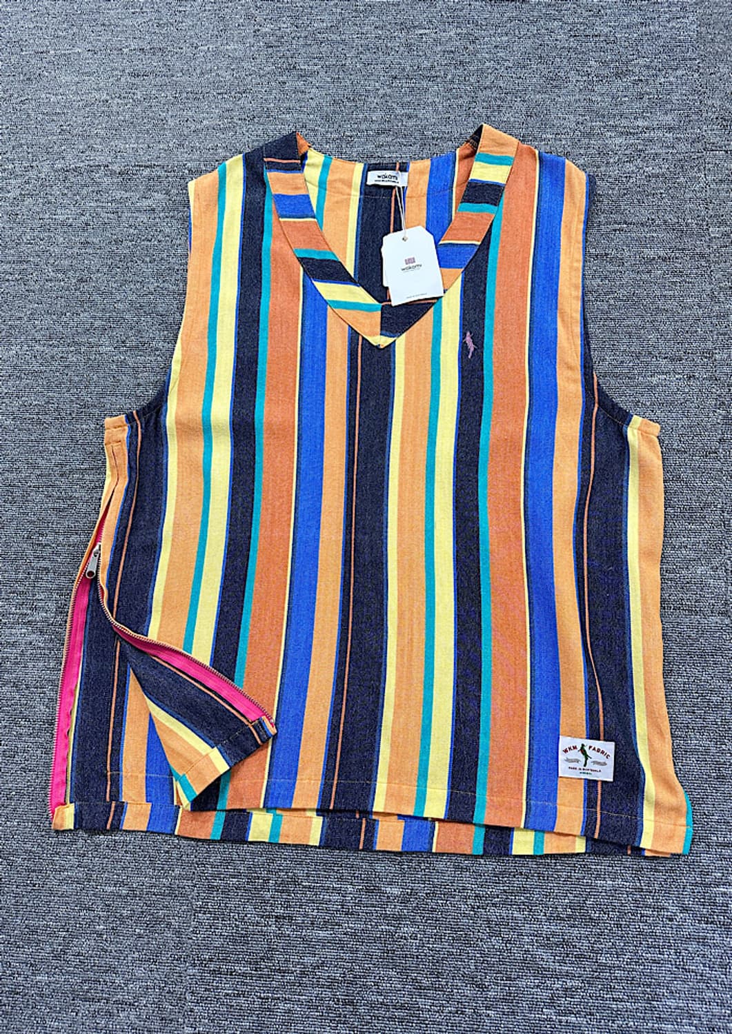 새상품 와카미 에스닉 조끼 XL  상품이미지1