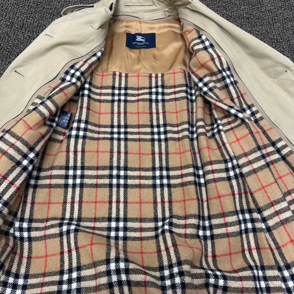버버리 여성 트렌치 롱코트 베이지 상품이미지7