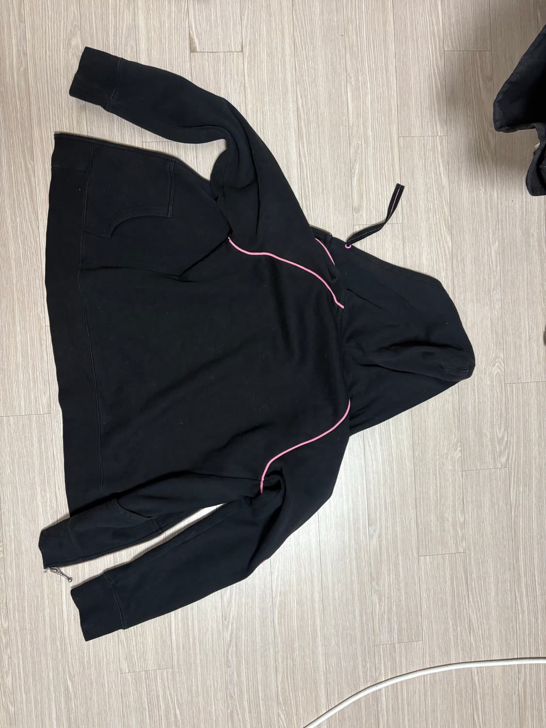 할리데이비슨 핑크 로고 후드 집업 ( 마지막 착샷 ) 상품이미지2