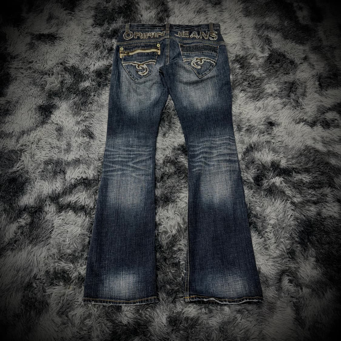 Oririn Jeans 워싱 부츠컷 데님팬츠 상품이미지1
