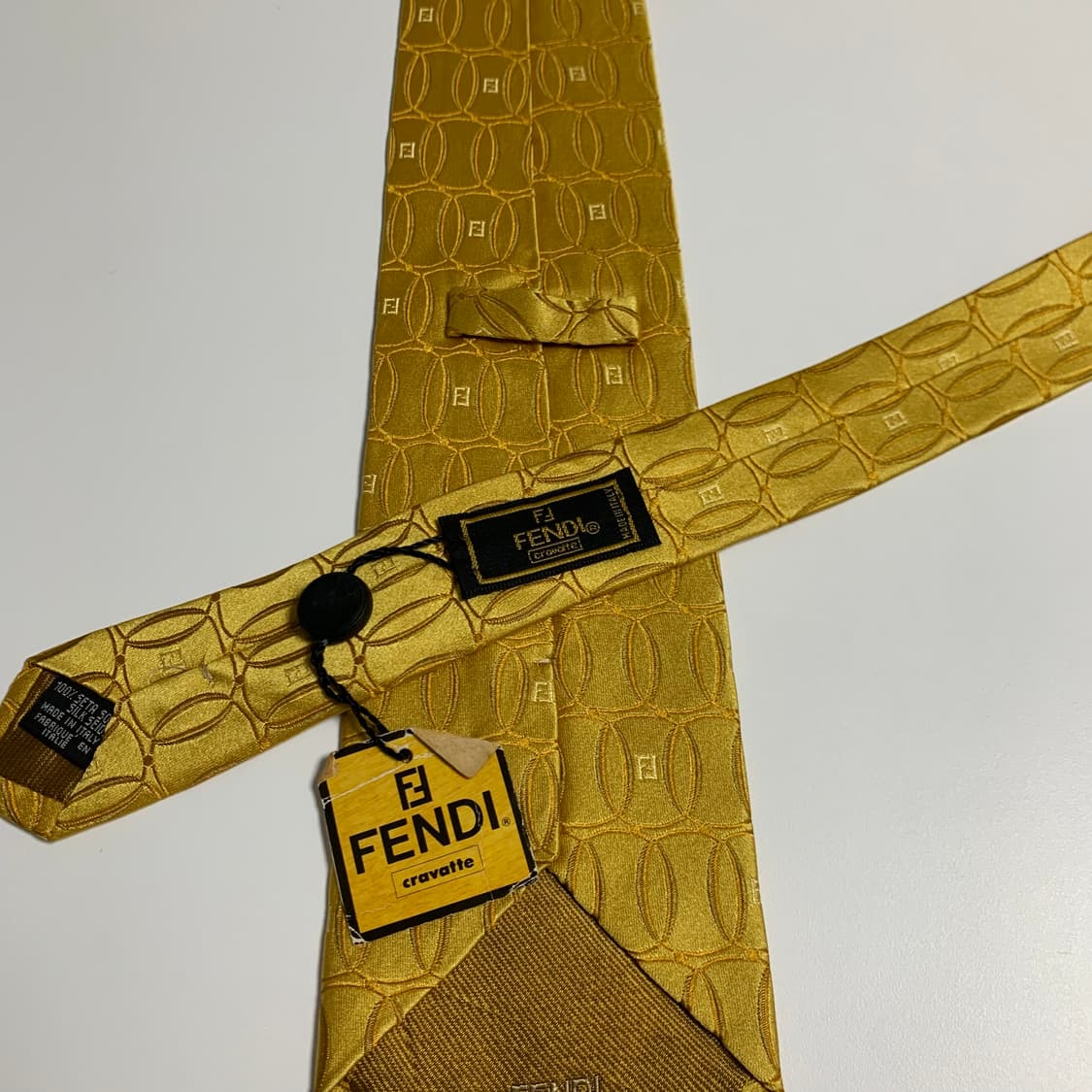 펜디(FENDI) 미사용품 명품넥타이 택 달린 S등급 100실크 상품이미지5