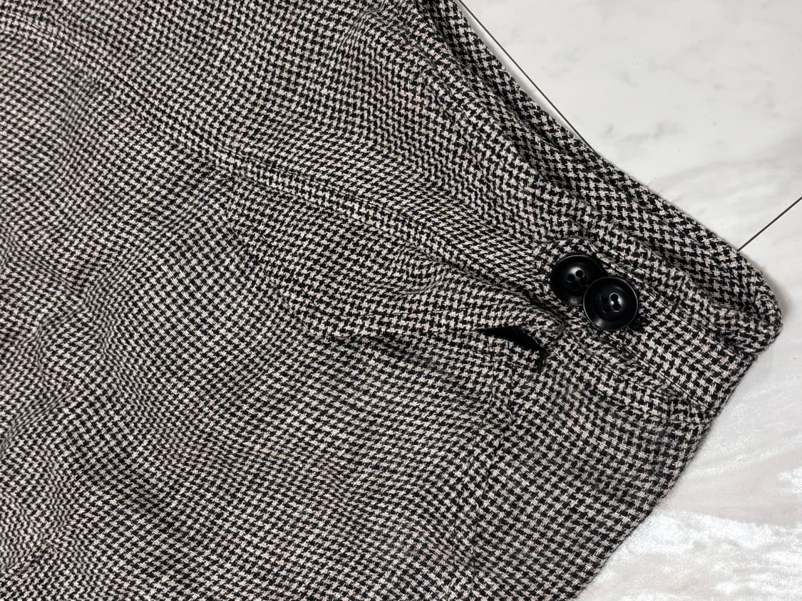 희귀/Yohji Yamamoto vintage check skirt 상품이미지3