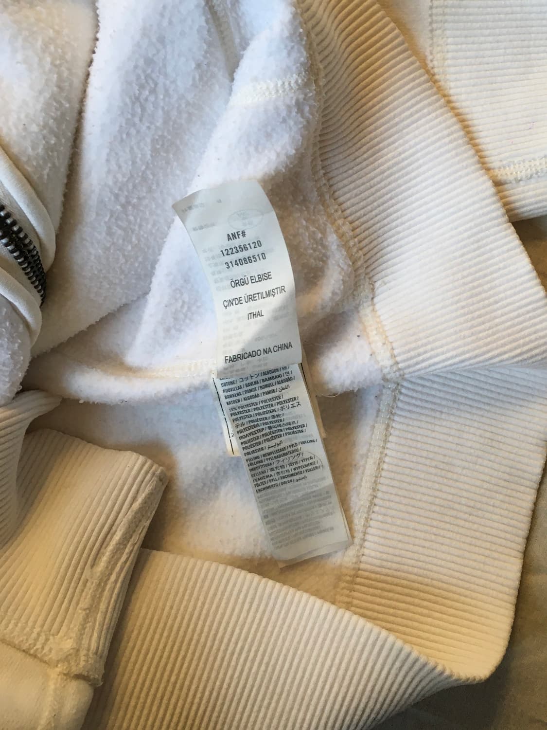 아베크롬비 스펠자수 후드집업 상품이미지6