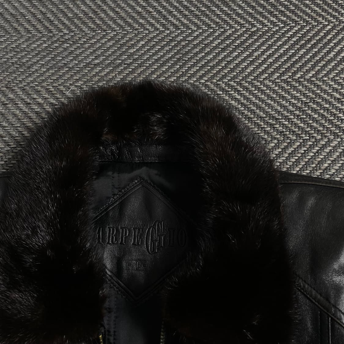 Arpeggio 아카이브 램스킨 퍼 무스탕 가죽자켓o 4718 상품이미지5