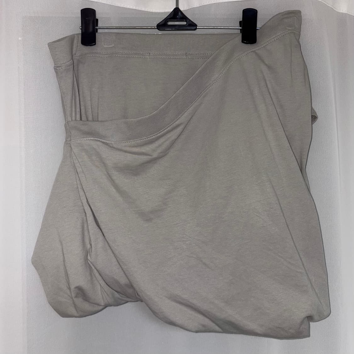 Twisted mini volume skirt light grey S 상품이미지2