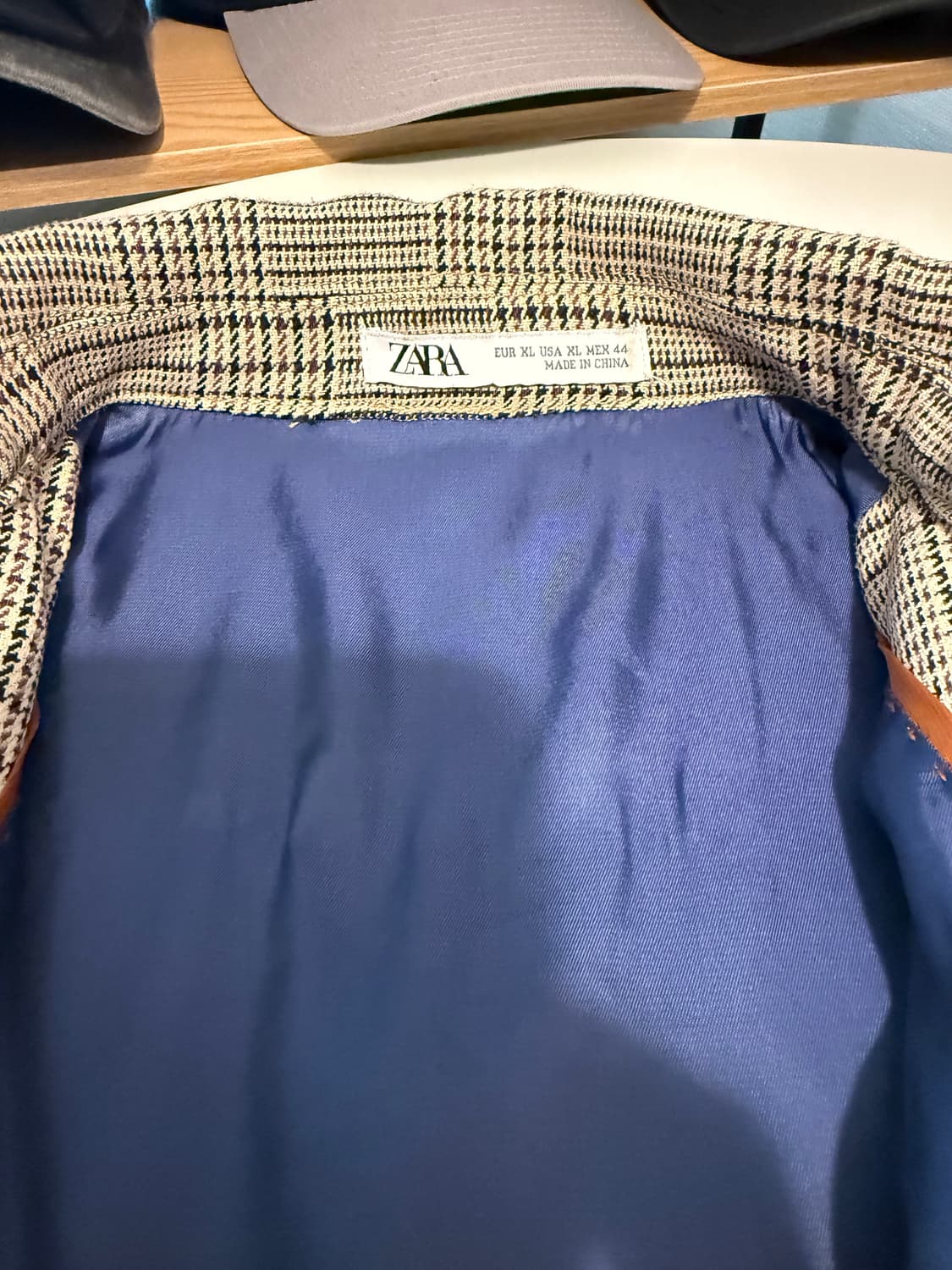 자라 체크 오버셔츠 자켓 상품이미지3