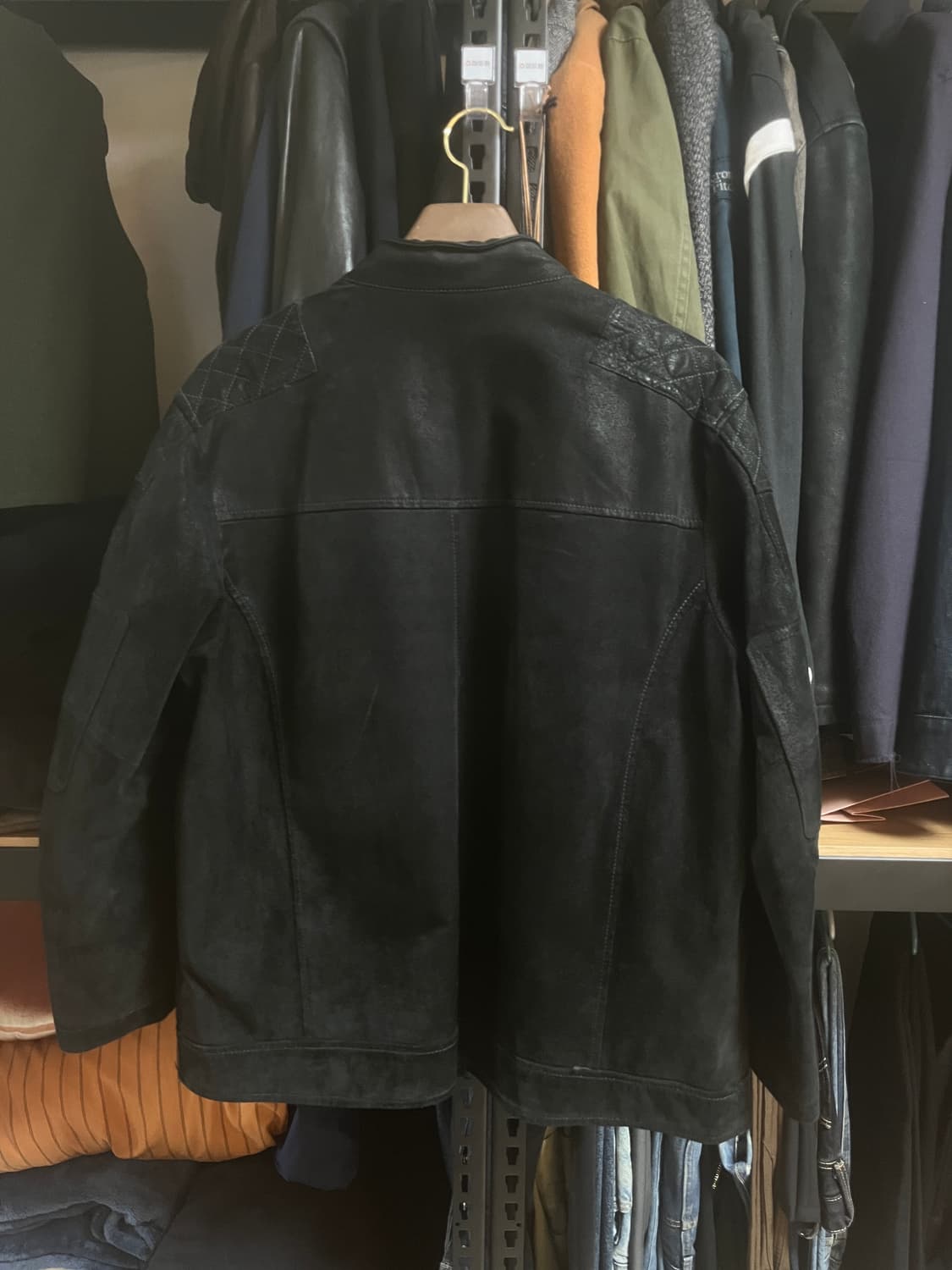 블랙리벳 gI스웨이드레더 바이커 자켓 상품이미지2