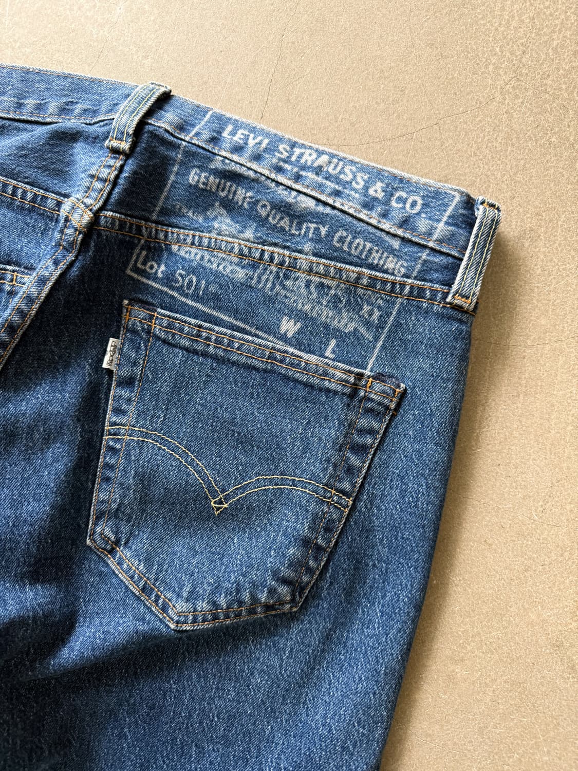  Levi's 501 Print Straight Jeans 상품이미지4