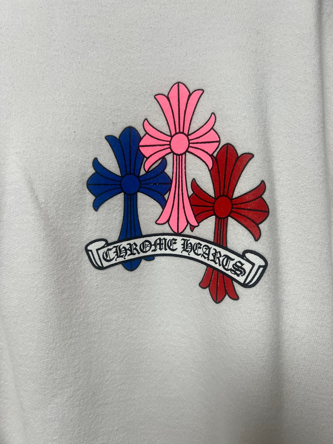 (XL) 크롬하츠 멀티컬러 후드 화이트 상품이미지4