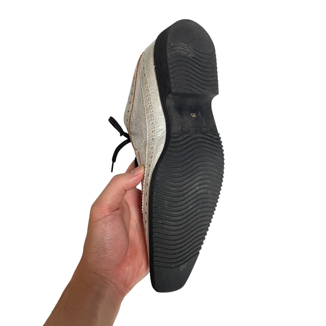 꼼데가르송 실버 코팅 슈즈 상품이미지8