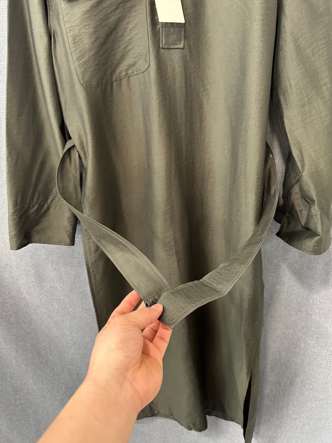 새) 아르켓 ARKET 텐셀 블렌드 롱 원피스 상품이미지4