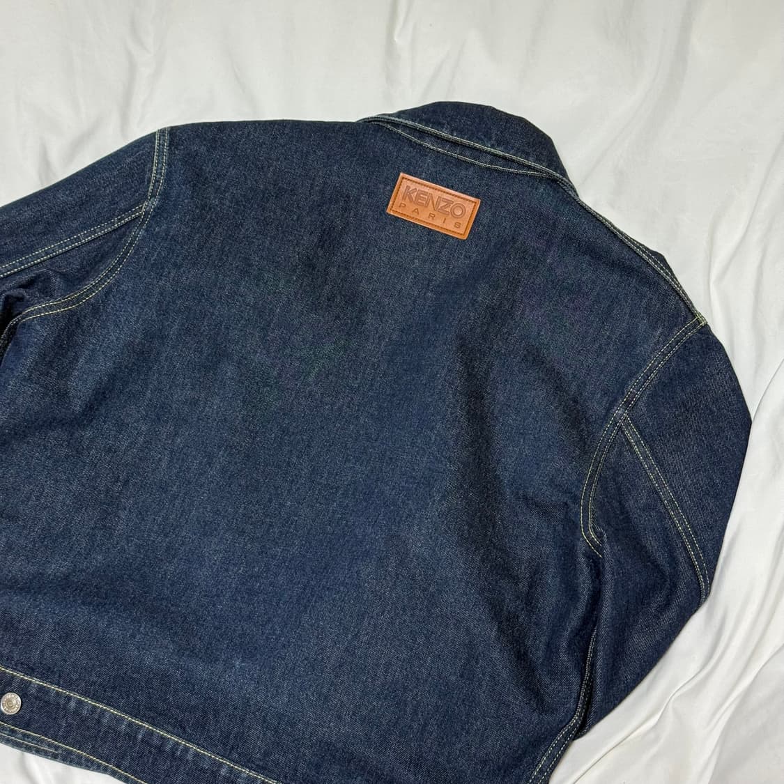 KENZO 겐조 백 로고 패치 데님 자켓 L 상품이미지2