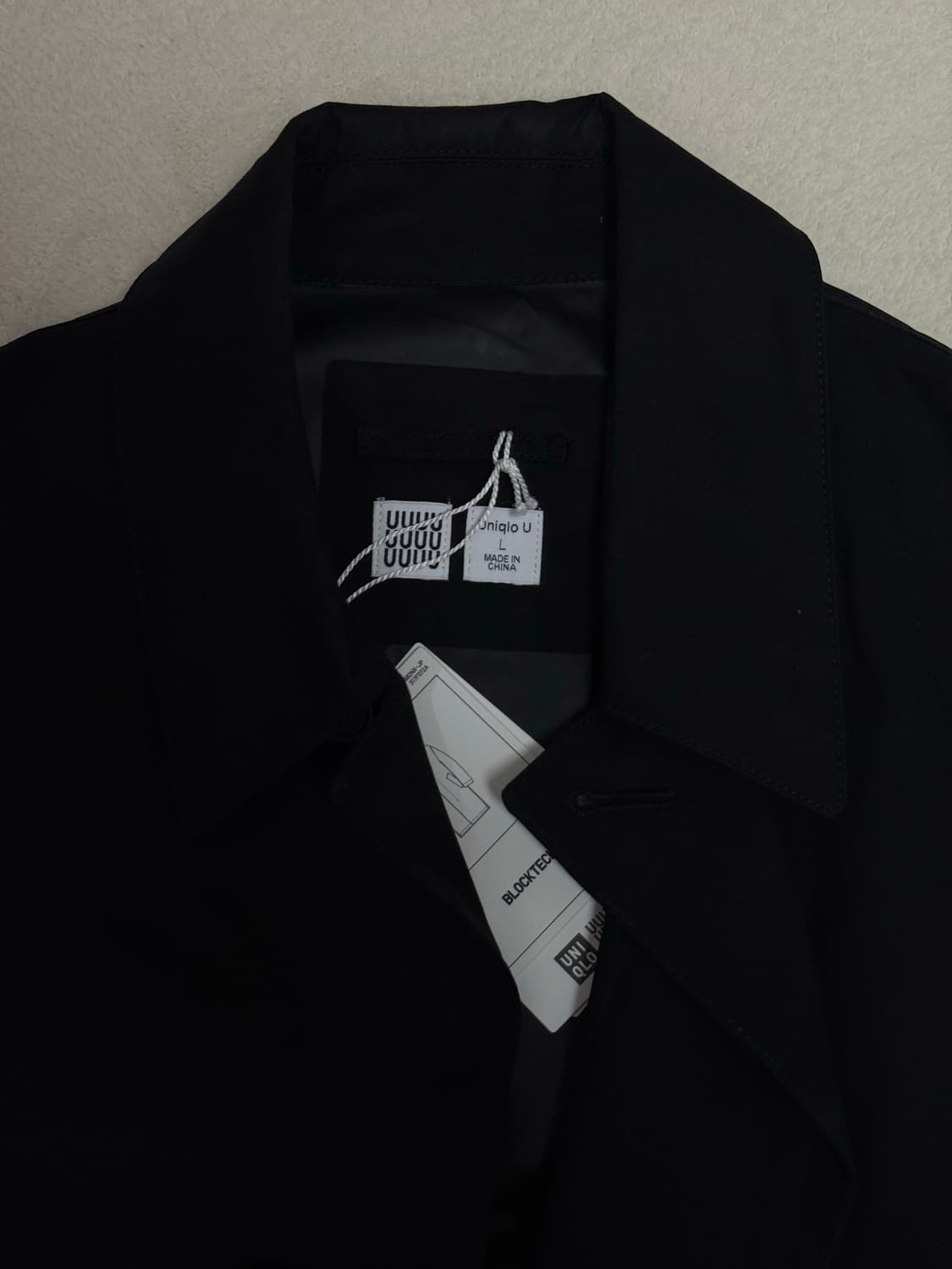 Uniqlo U 블록테크 코트 L 상품이미지3