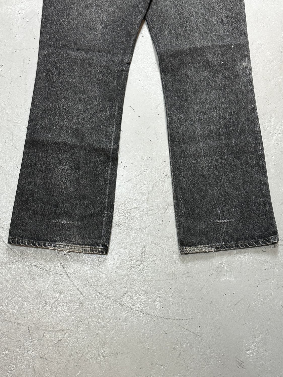 90's USA Made 리바이스 517 블랙 부츠컷 플레어진 상품이미지8