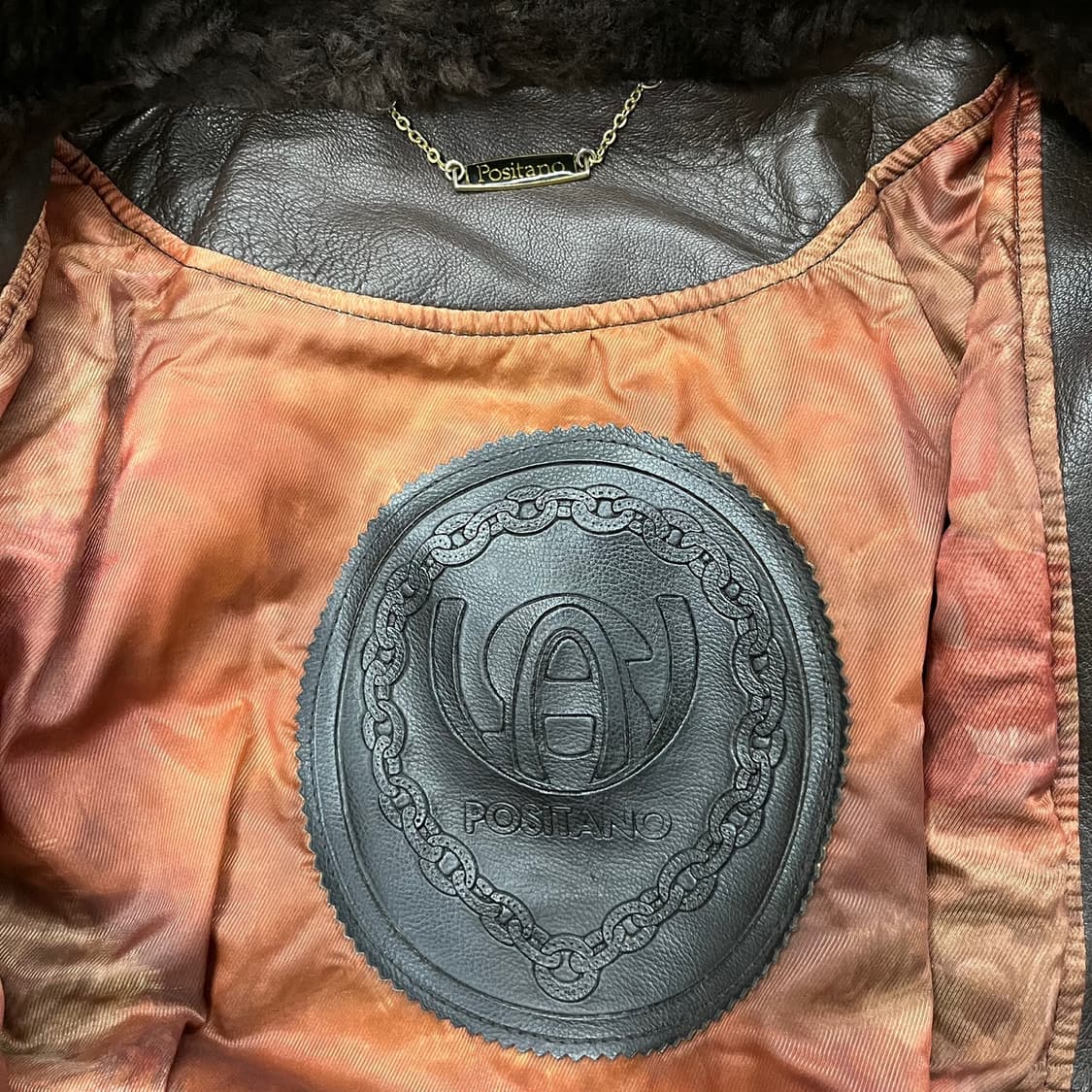 [ 정품/95 ] 파시타노 빈티지 양가죽 레더 자켓 b18 상품이미지5