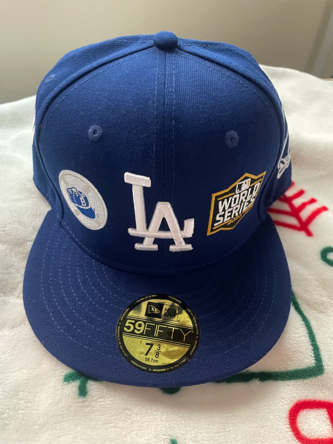뉴에라 LA 다저스 월드시리즈 챔피언 59fifty 블루 상품이미지1