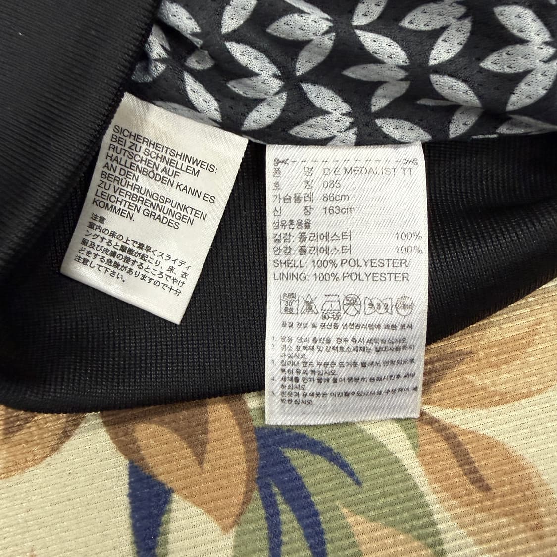 (우먼즈XS)아디다스 트레포일 트랙탑 져지(블랙,뒷판 빅로고) 상품이미지3