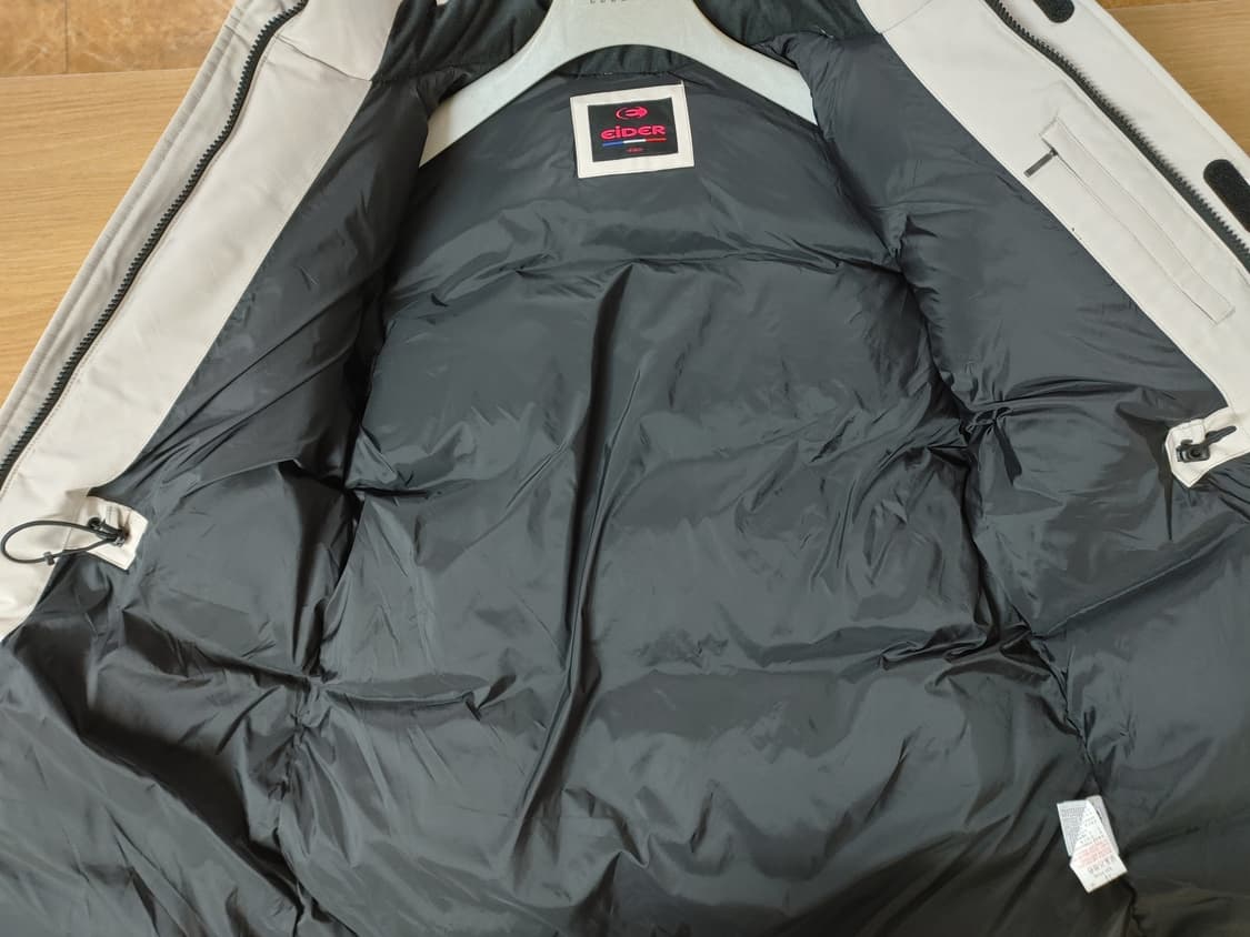 EiDER 아이더 여성 아이보리 오리털 사파리형 후드 패딩 상품이미지8