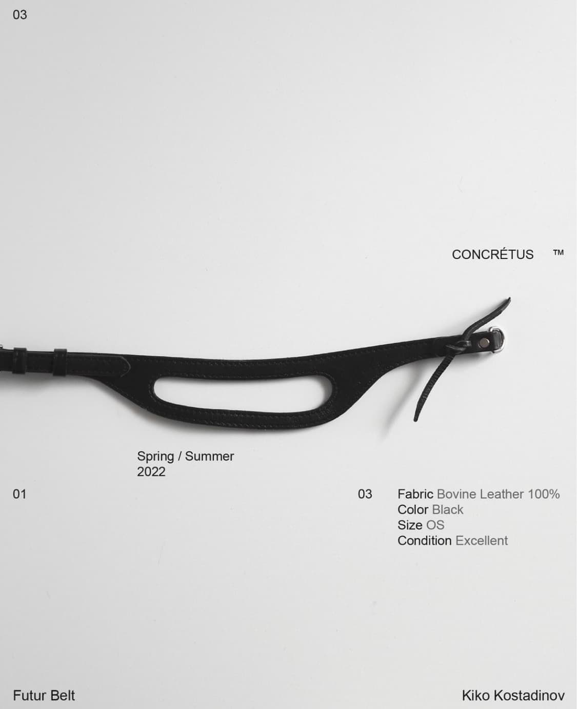 키코 코스타디노브/Futur Belt/OS 상품이미지3