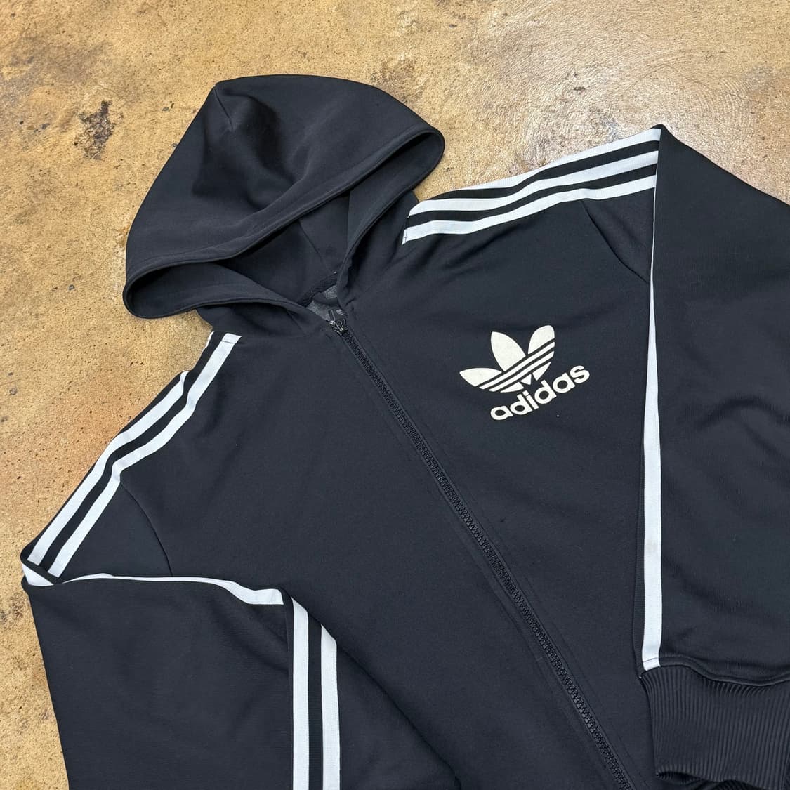 아디다스 블랙 후플 후드집업 95 상품이미지1