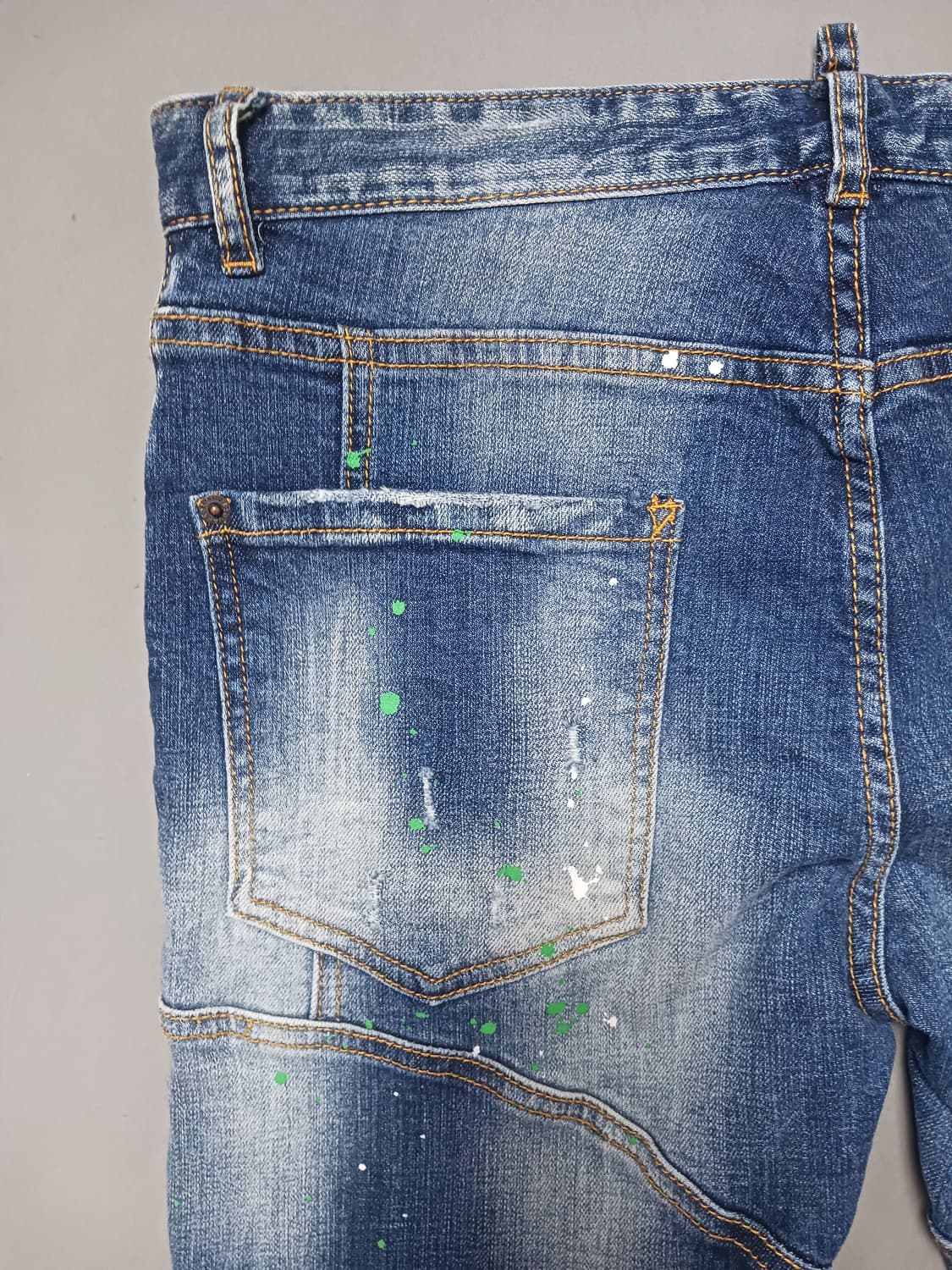 [50] 디스퀘어드2 멀티페인트 스팟 타이디바이커진 청바지 34 35 상품이미지8