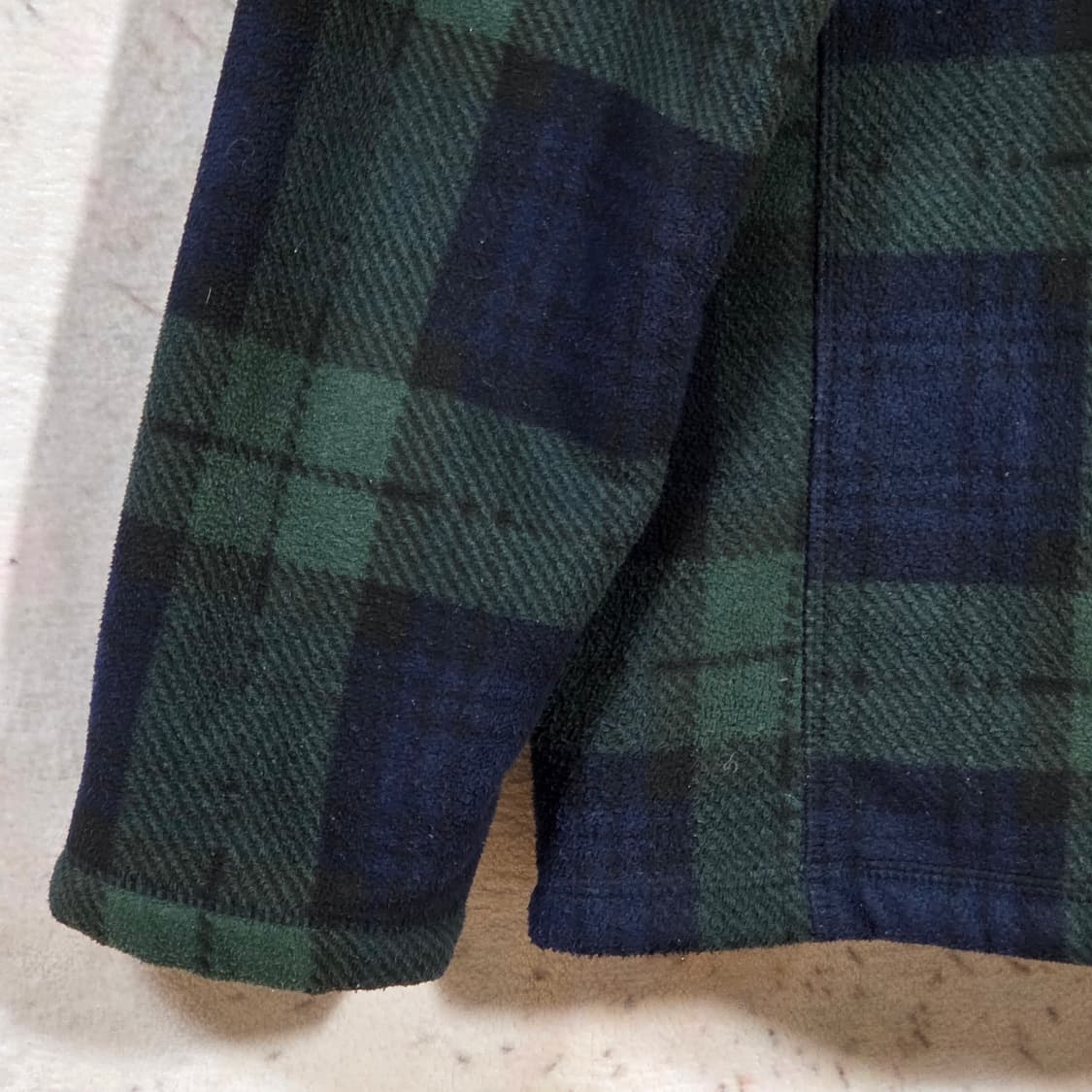 그린 타탄체크 후리스 플리스 자켓 상품이미지6