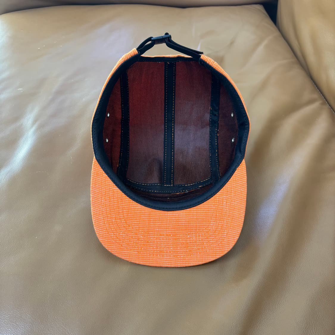 슈프림 캠프캡 모자 박스로고 오렌지 상품이미지6