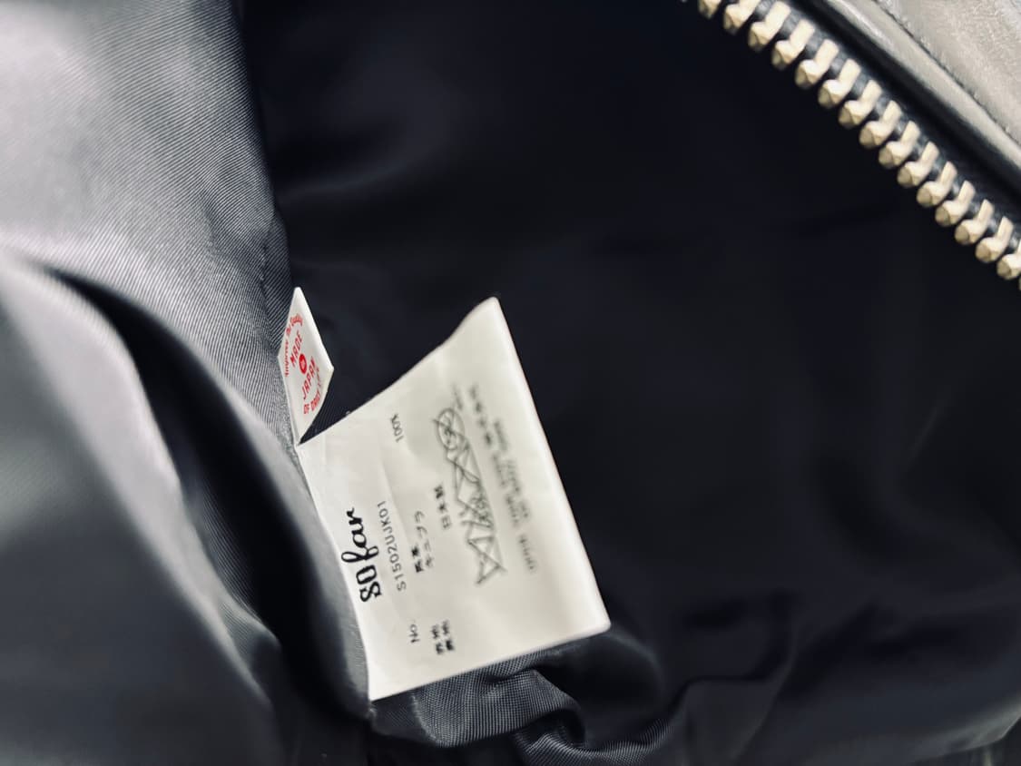 [일본] SOFAR 호스하이드 싱글 라이더 (말가죽) 레더 자켓 상품이미지6