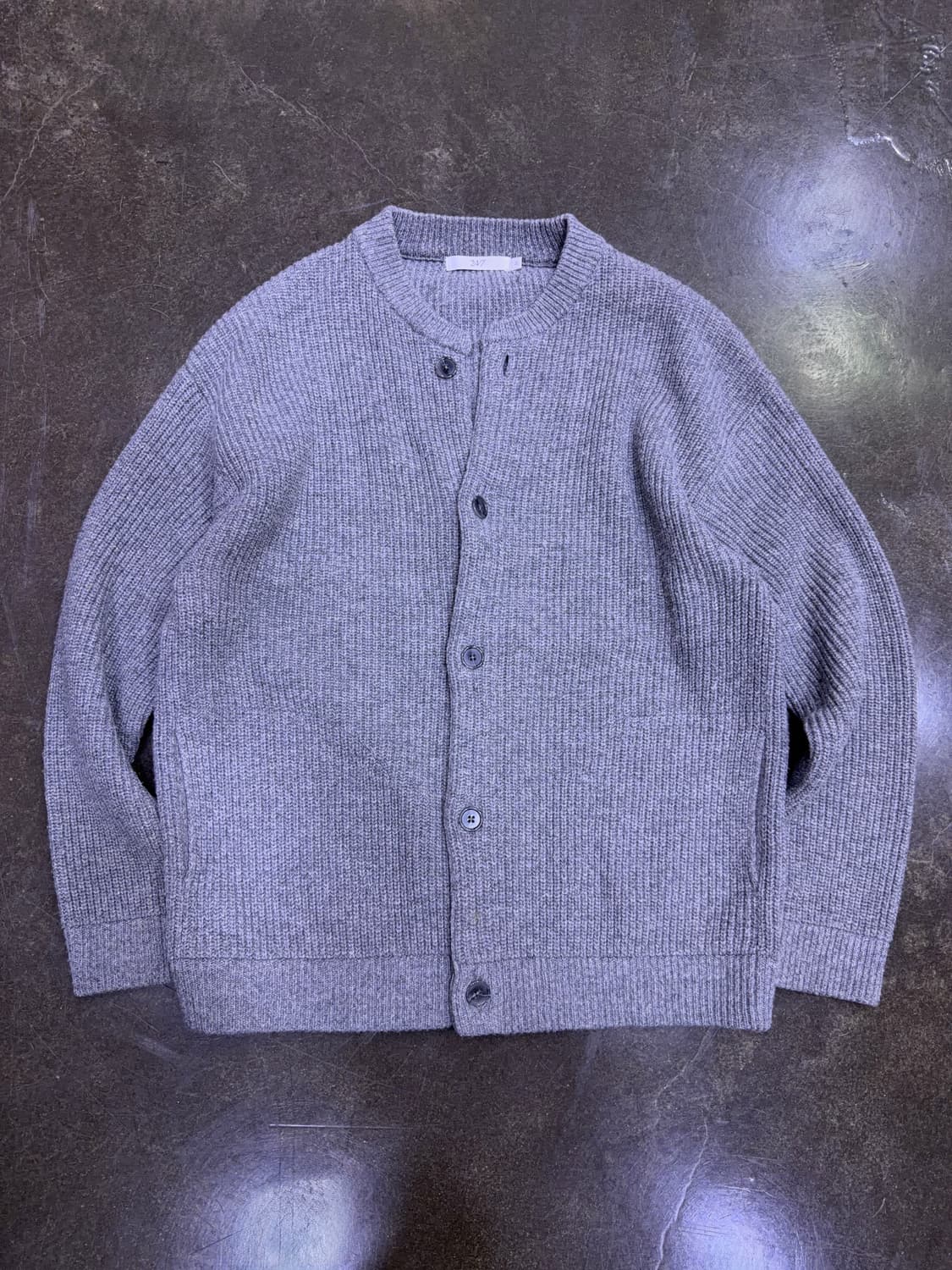 247시리즈 울 점퍼 가디건 멜란지 그레이 M 상품이미지5