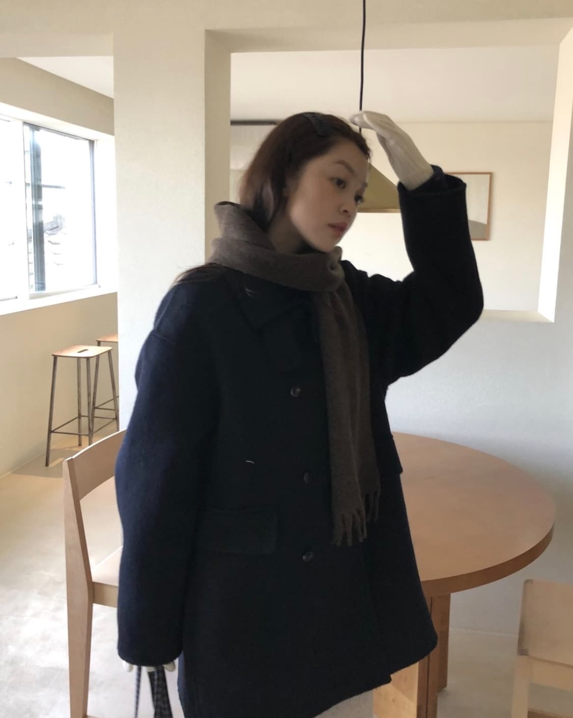 에오브 하이넥 하프코트 상품이미지2