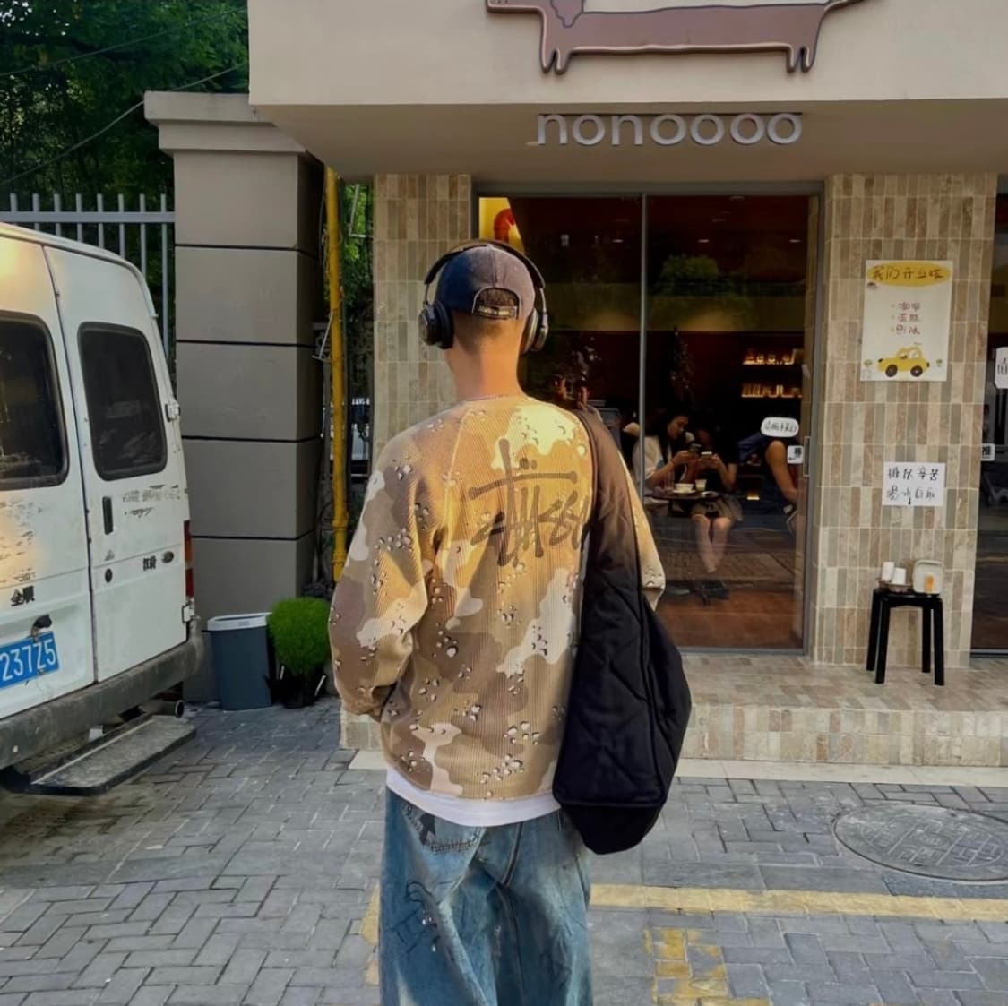 [L] 스투시 써멀 와플 롱슬리브 카모 상품이미지3
