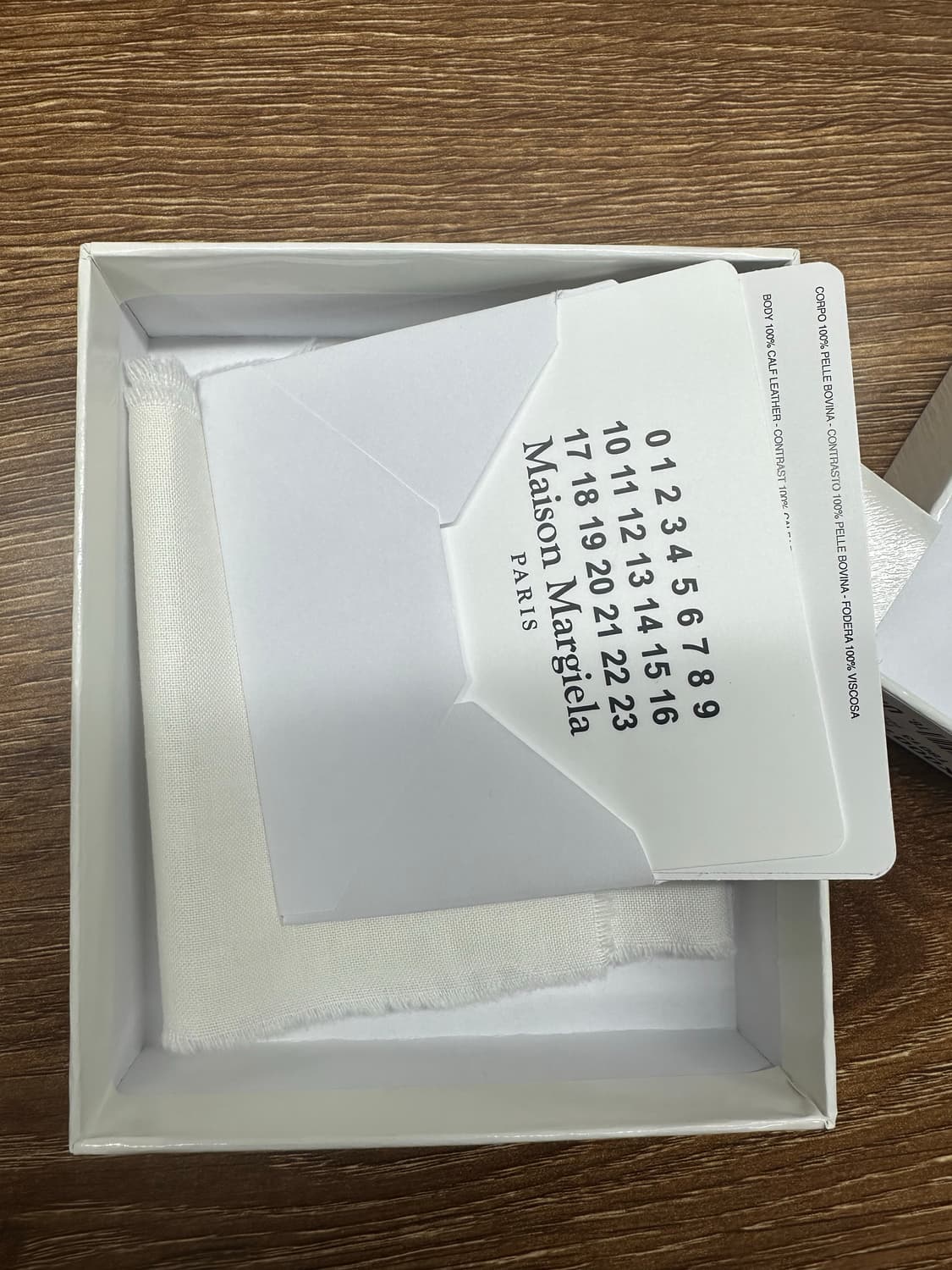 마르지엘라 카드 지갑 블랙(새 상품) 상품이미지3