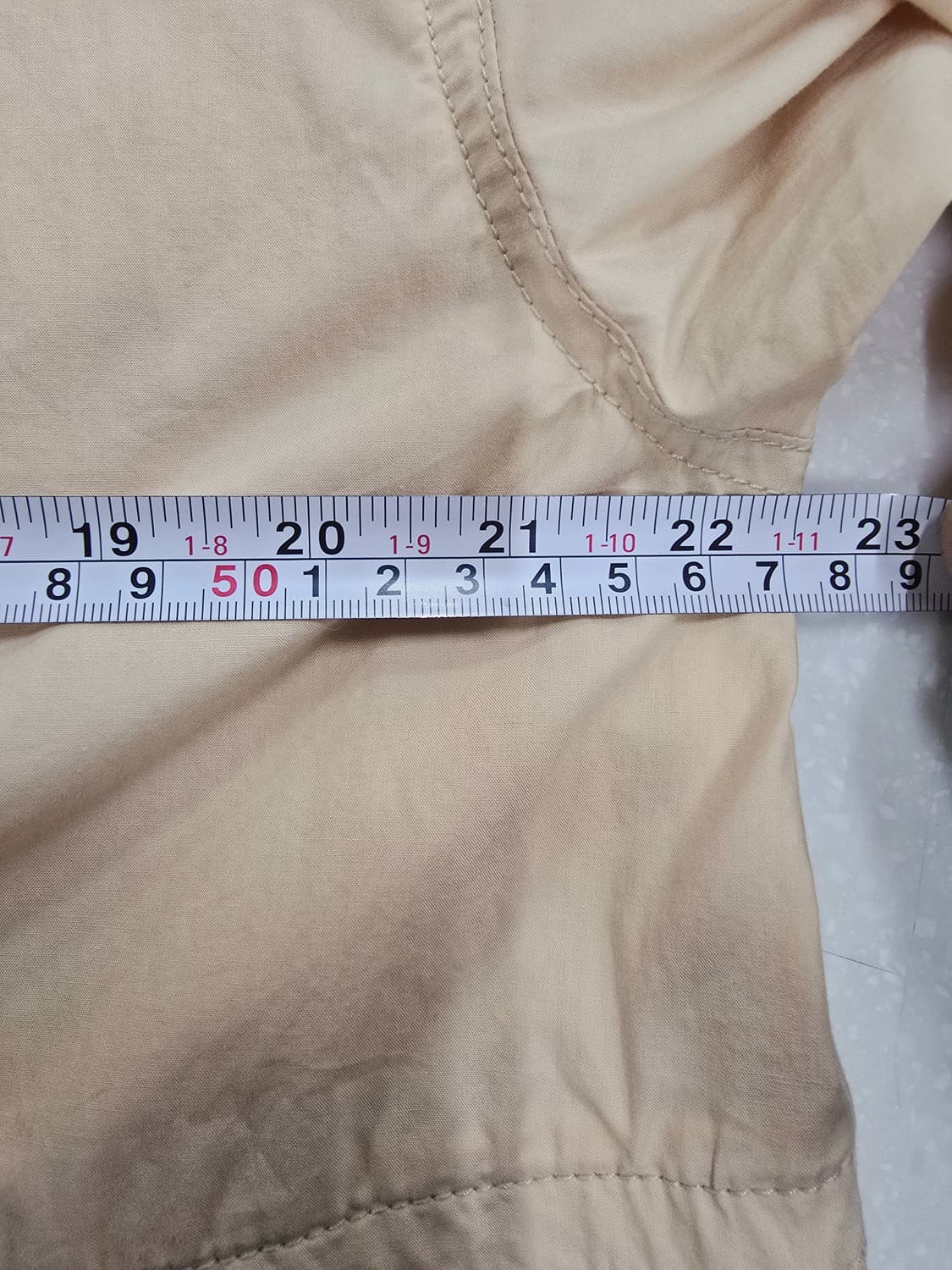 오즈세컨 베이지색 여성  야상 자켓 점퍼 상품이미지8