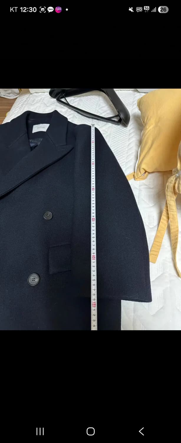 Yiyae 더블코트 M 다크네이비색상 상품이미지4