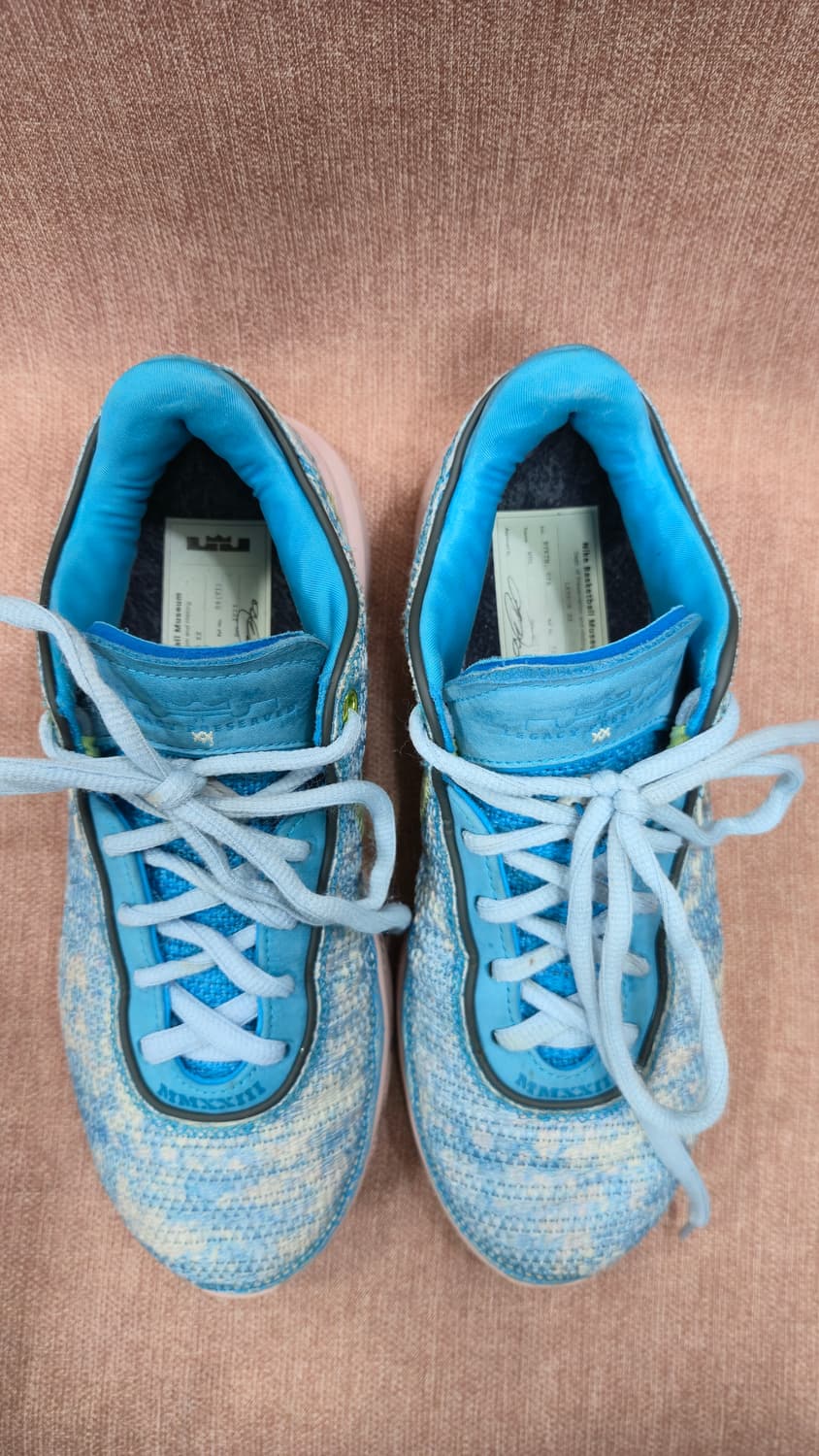 나이키275mm- 르브론 20 ASW EP 블루 라이트닝 코코넛 밀크 상품이미지2